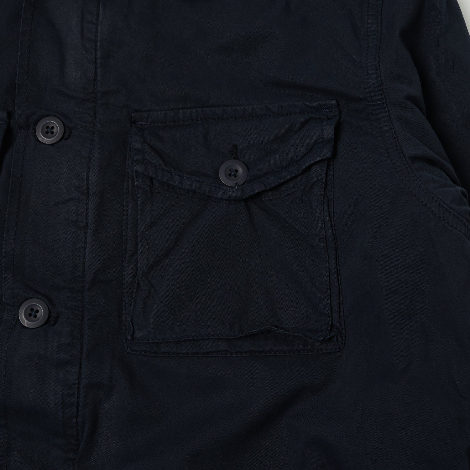 Hartford 'Jonah' Military Workers Jacket - Navy