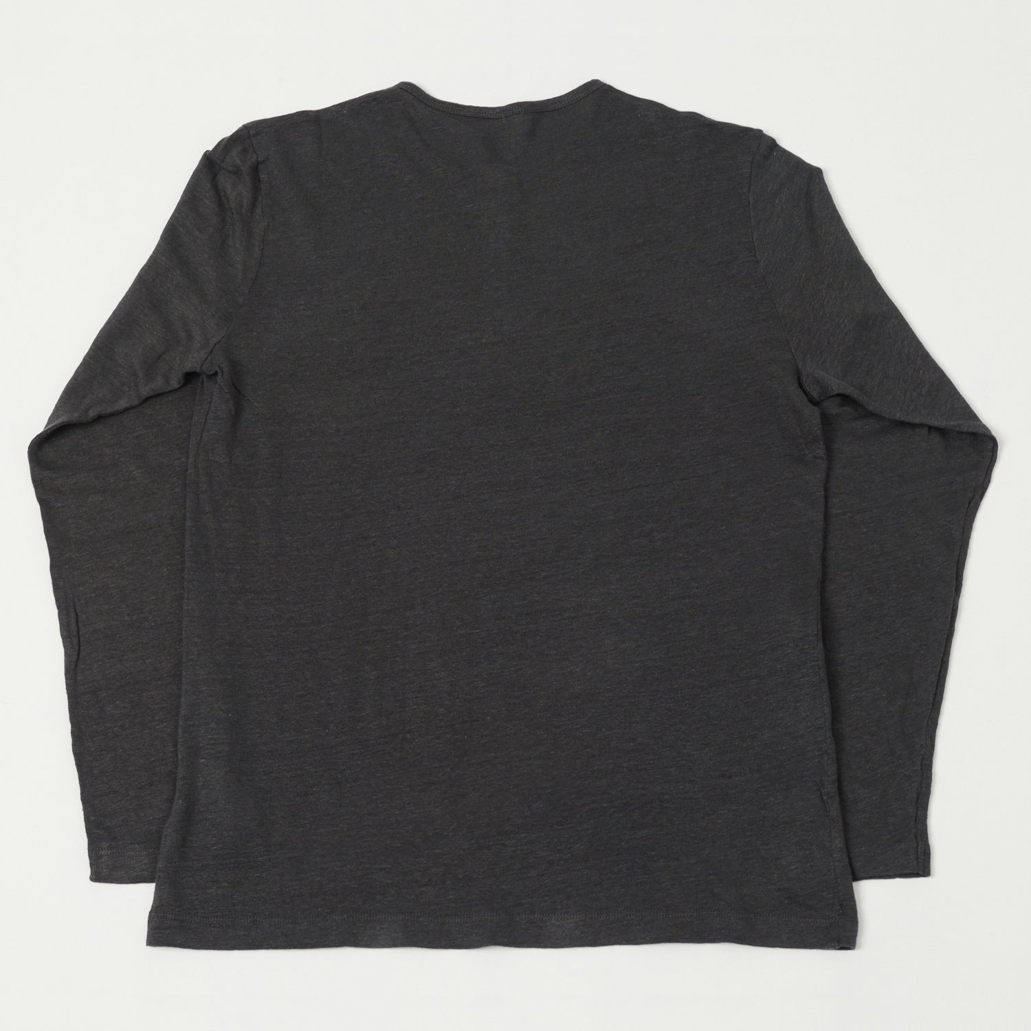 Hartford Linen Henley - Charcoal
