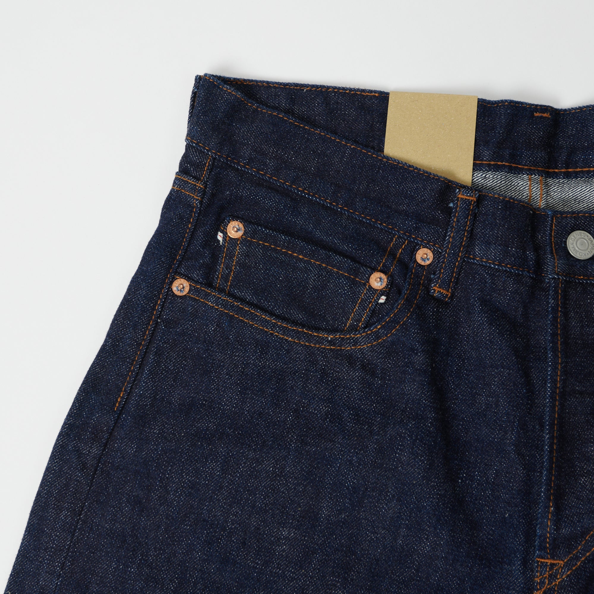 Kojima Genes RNB-102S 15oz Slim Tapered Jean - One Wash