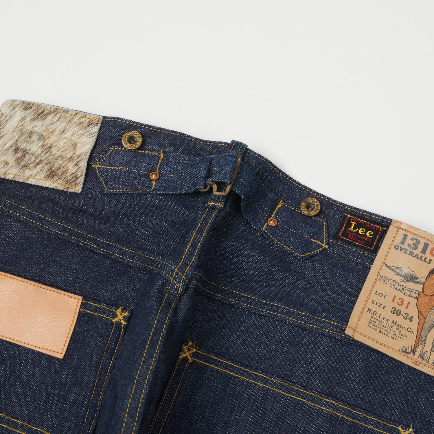 Lee Archives 1934 'Cowboy' 131 Wide Straight Jeans - Raw