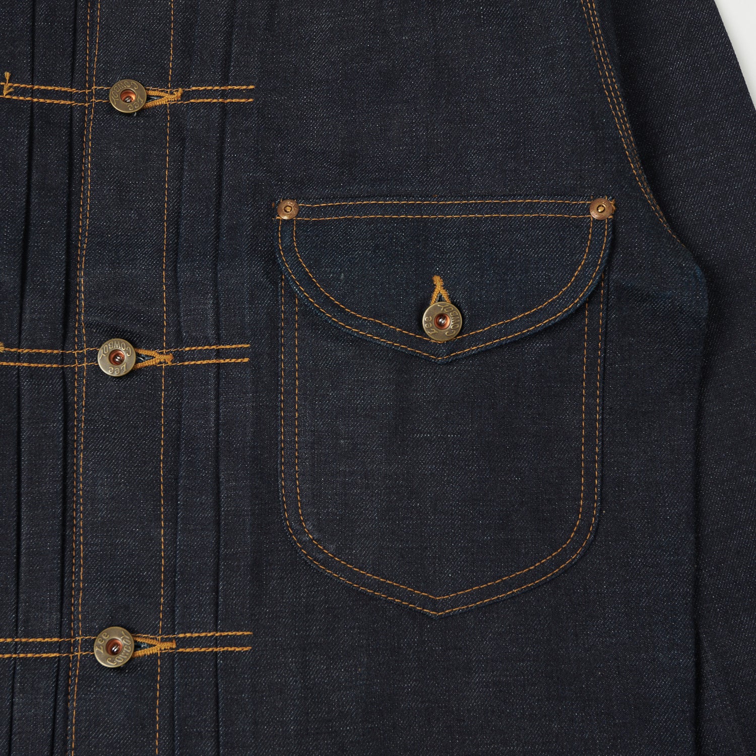 Lee Archives 1937 'Real Vintage Cowboy' 101J Denim Jacket - Raw