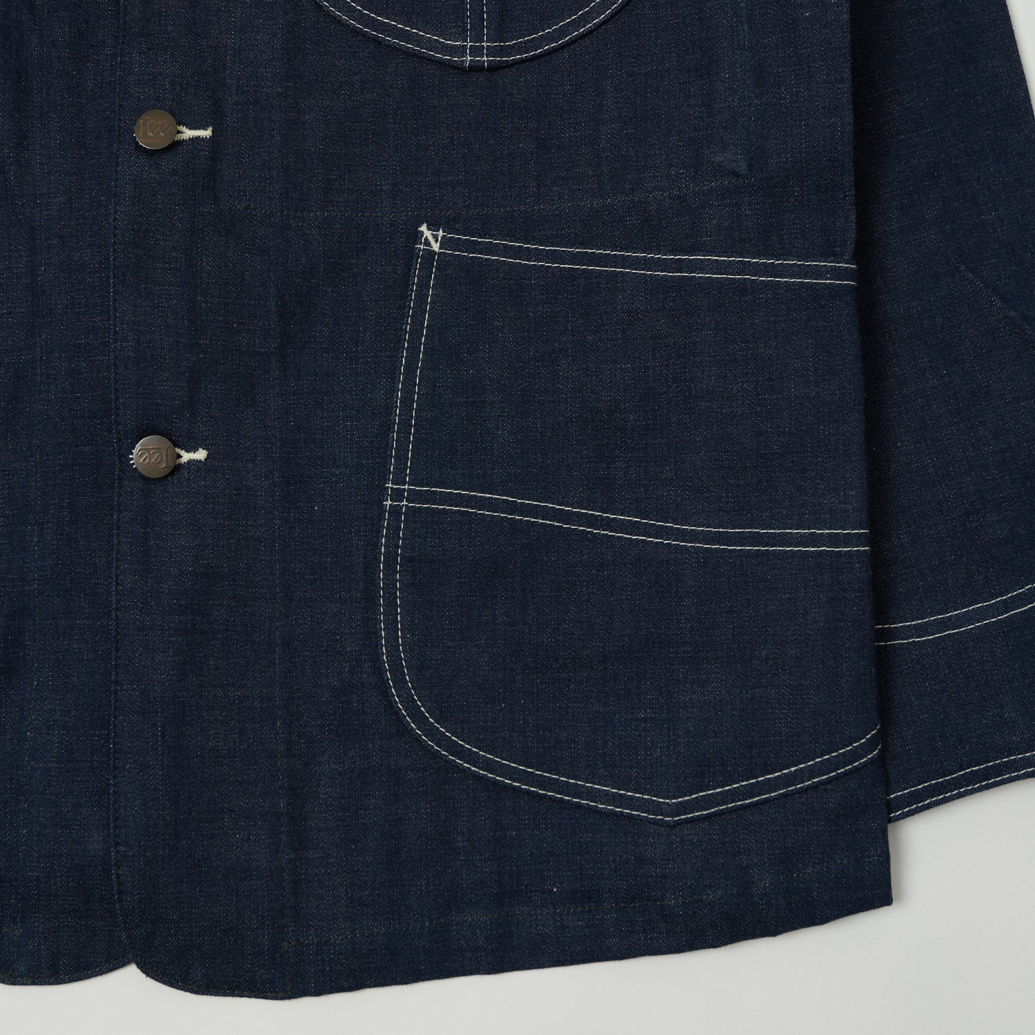 Lee Archives 1949 'Loco' Denim Coverall Jacket - Raw