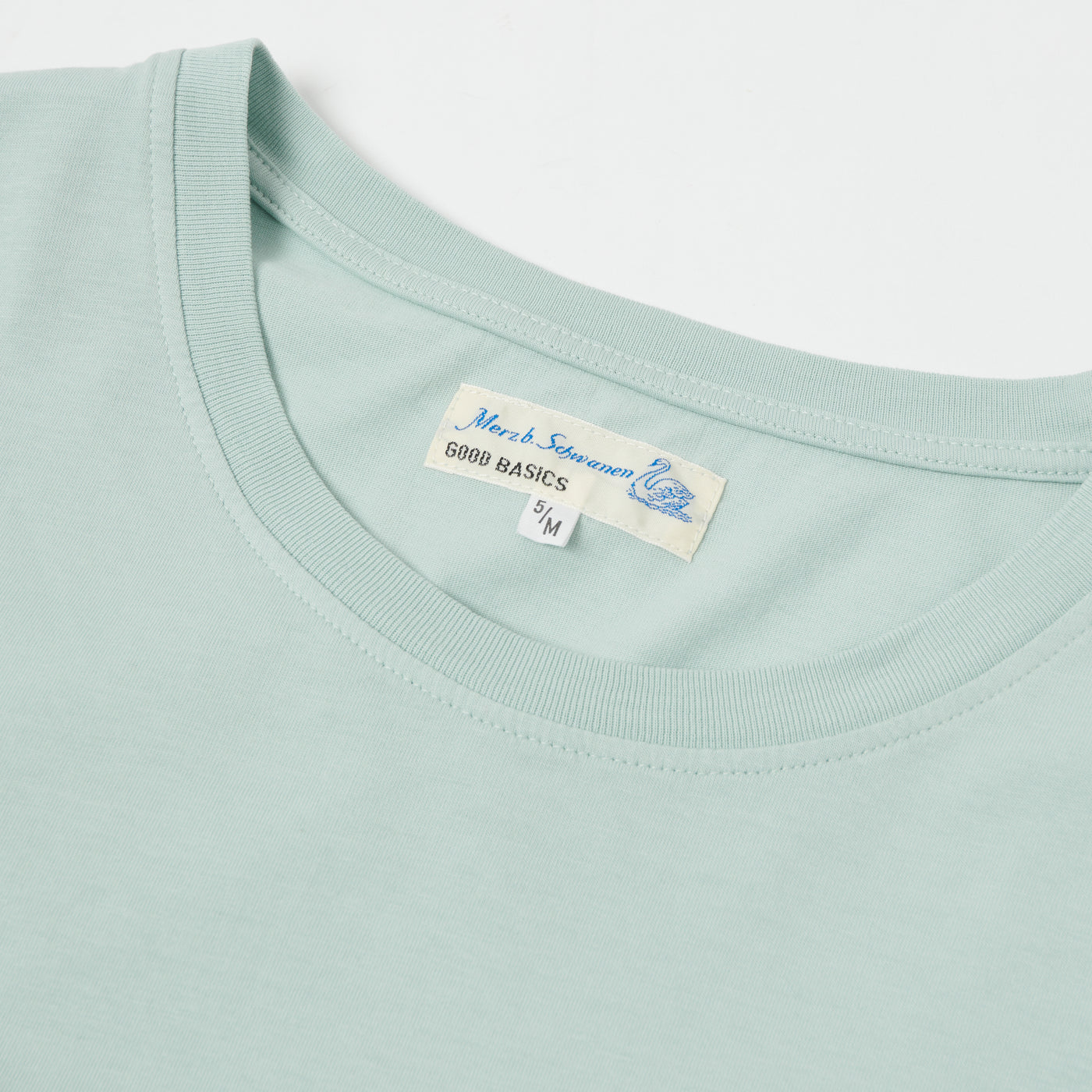 Merz b. Schwanen 'Good Basics' Vintage Wash T-Shirt - Ice