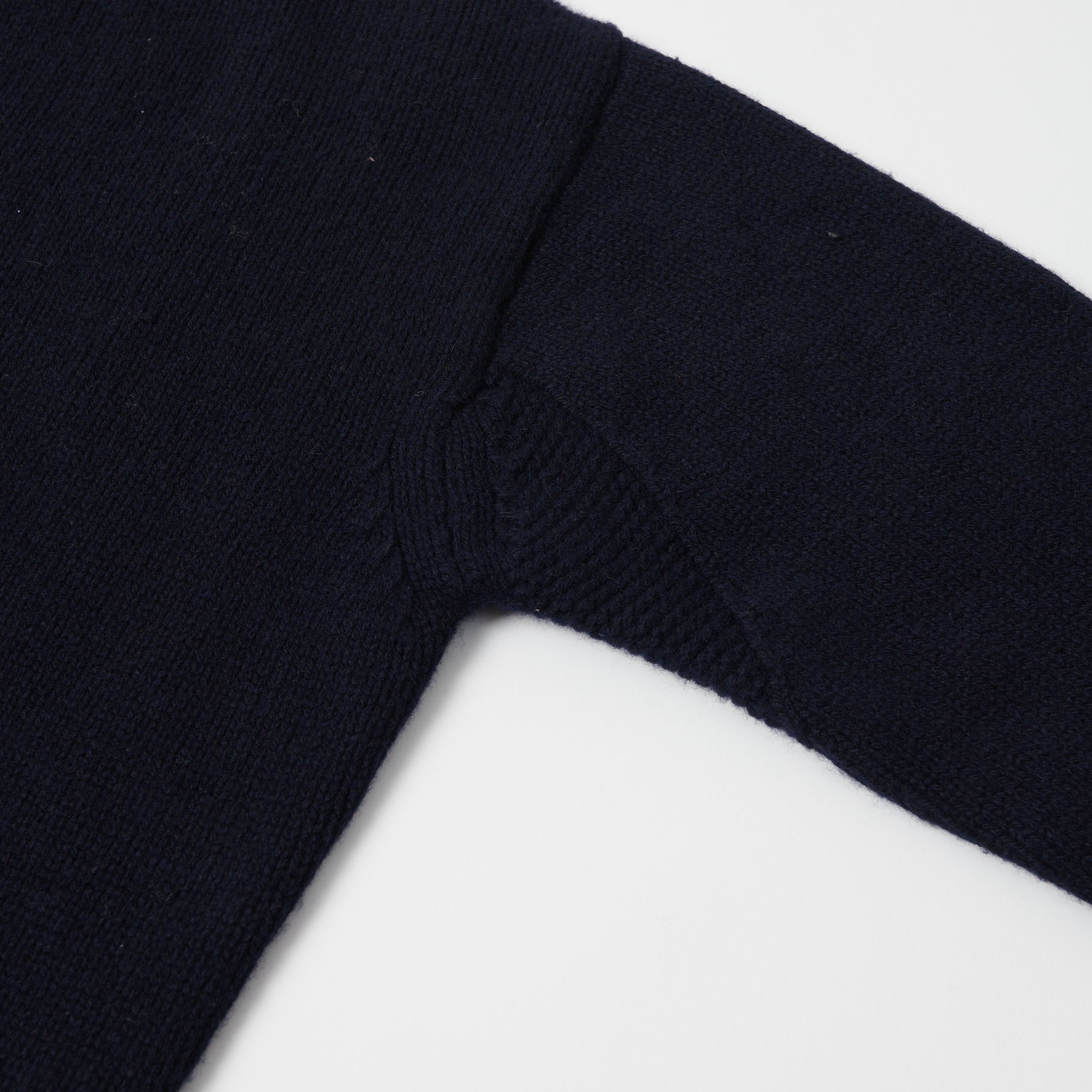 Merz b. Schwanen 'Good Basics' Wool Cashmere Knit Pullover - Dark Navy