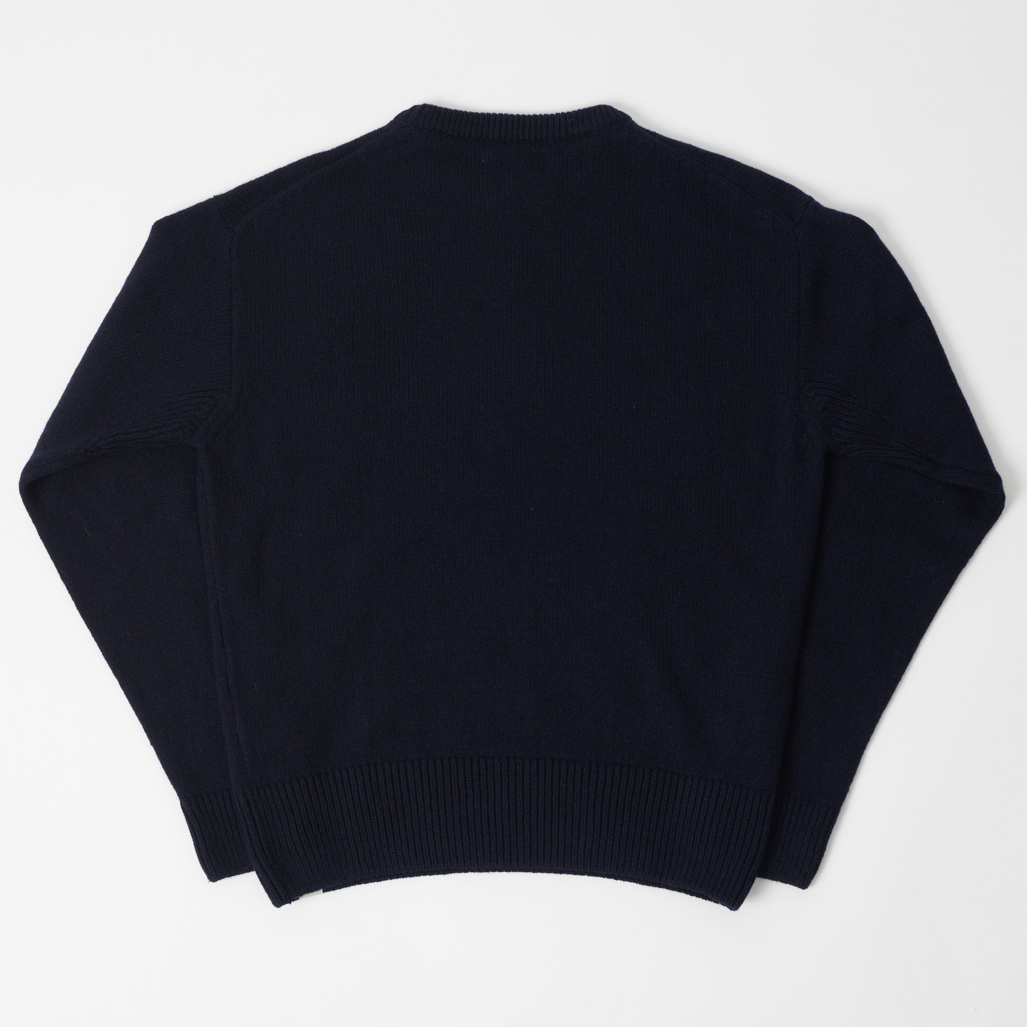 Merz b. Schwanen 'Good Basics' Recycled Cashmere Pullover - Dark Navy