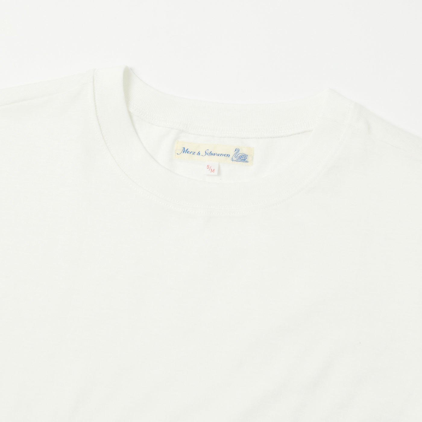 Merz b. Schwanen 1940s Relaxed Lightweight T-Shirt - White