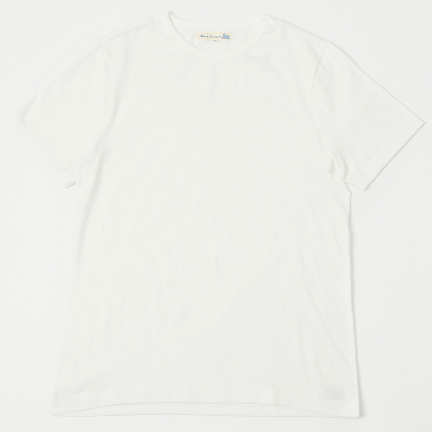 Merz b. Schwanen 1950s Classic Lightweight T-Shirt - White