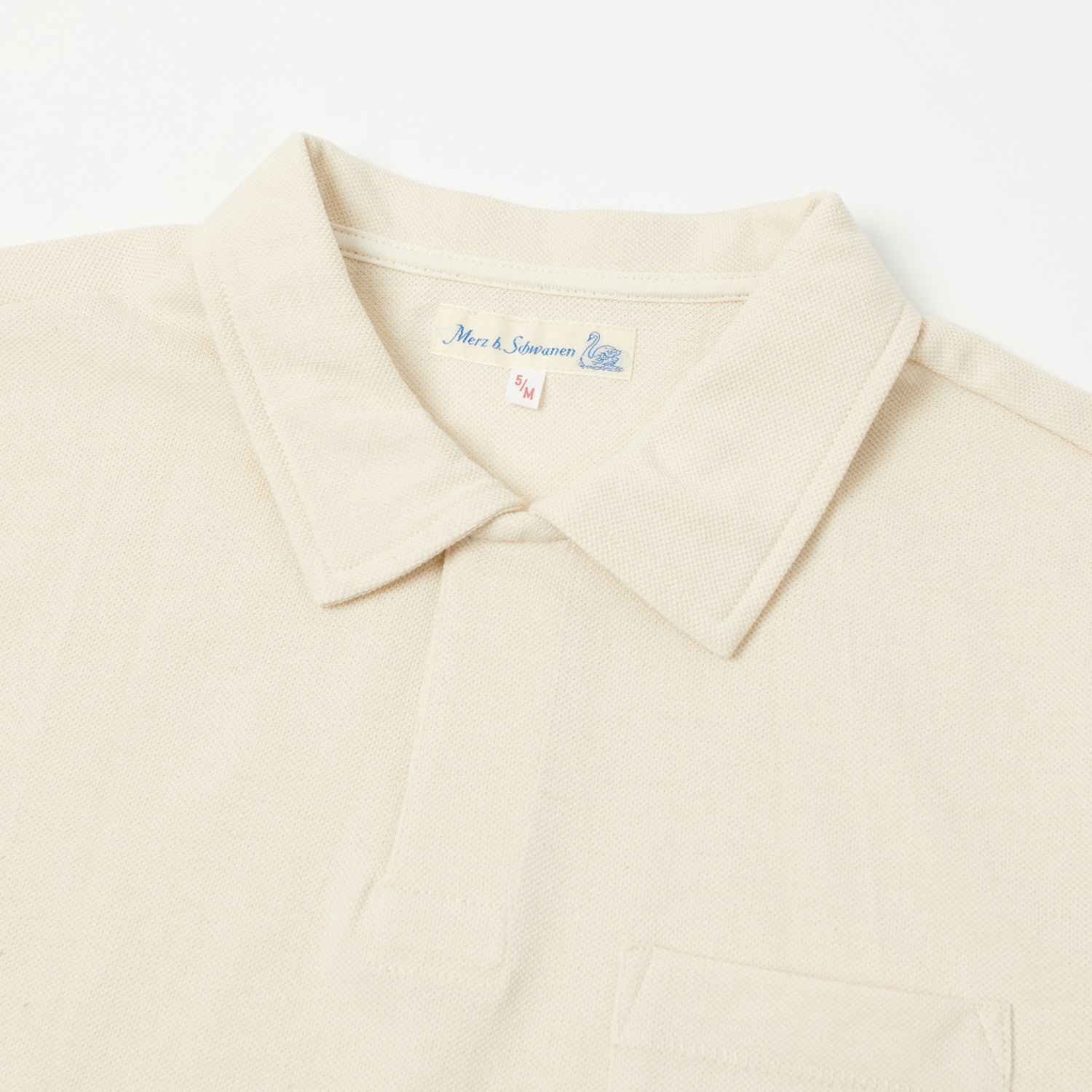 Merz b. Schwanen 2PKPL Pocket Polo Shirt - Nature