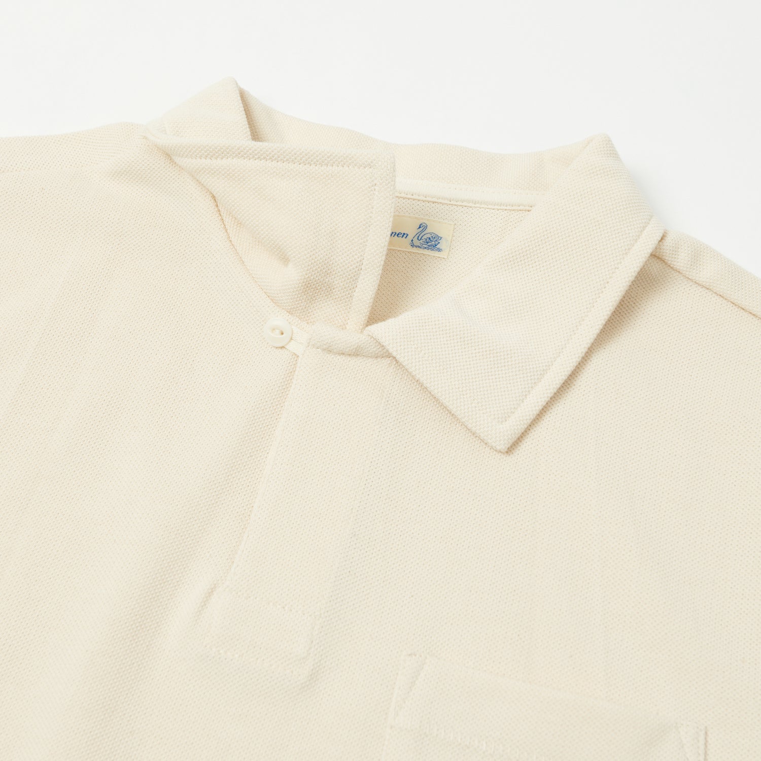 Merz b. Schwanen 2PKPL Pocket Polo Shirt - Nature