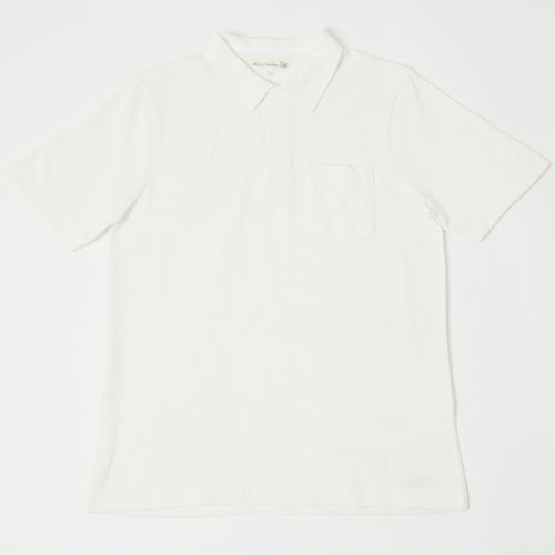 Merz b. Schwanen 2PKPL Pocket Polo Shirt - White