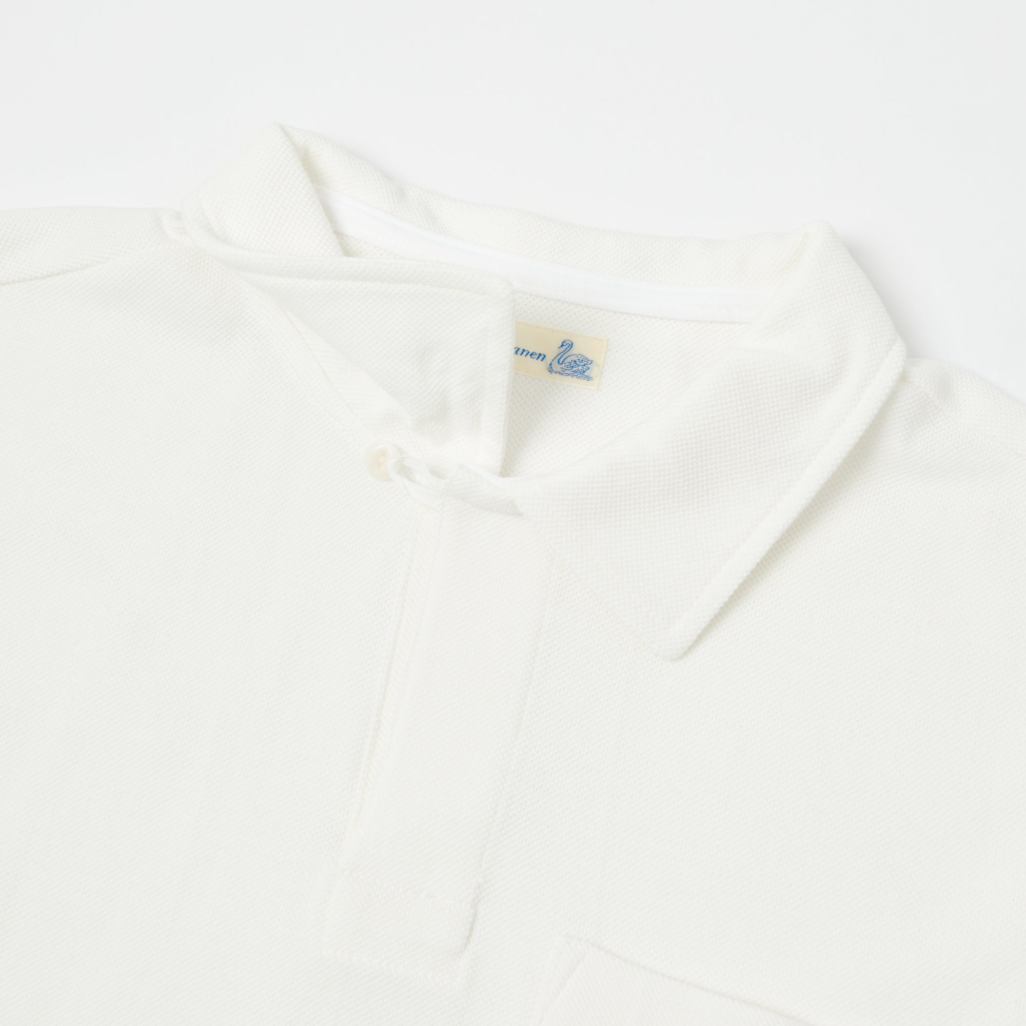 Merz b. Schwanen 2PKPL Pocket Polo Shirt - White