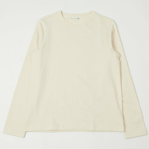 Merz b. Schwanen 2S18 Heavyweight Long Sleeve T-Shirt - Nature
