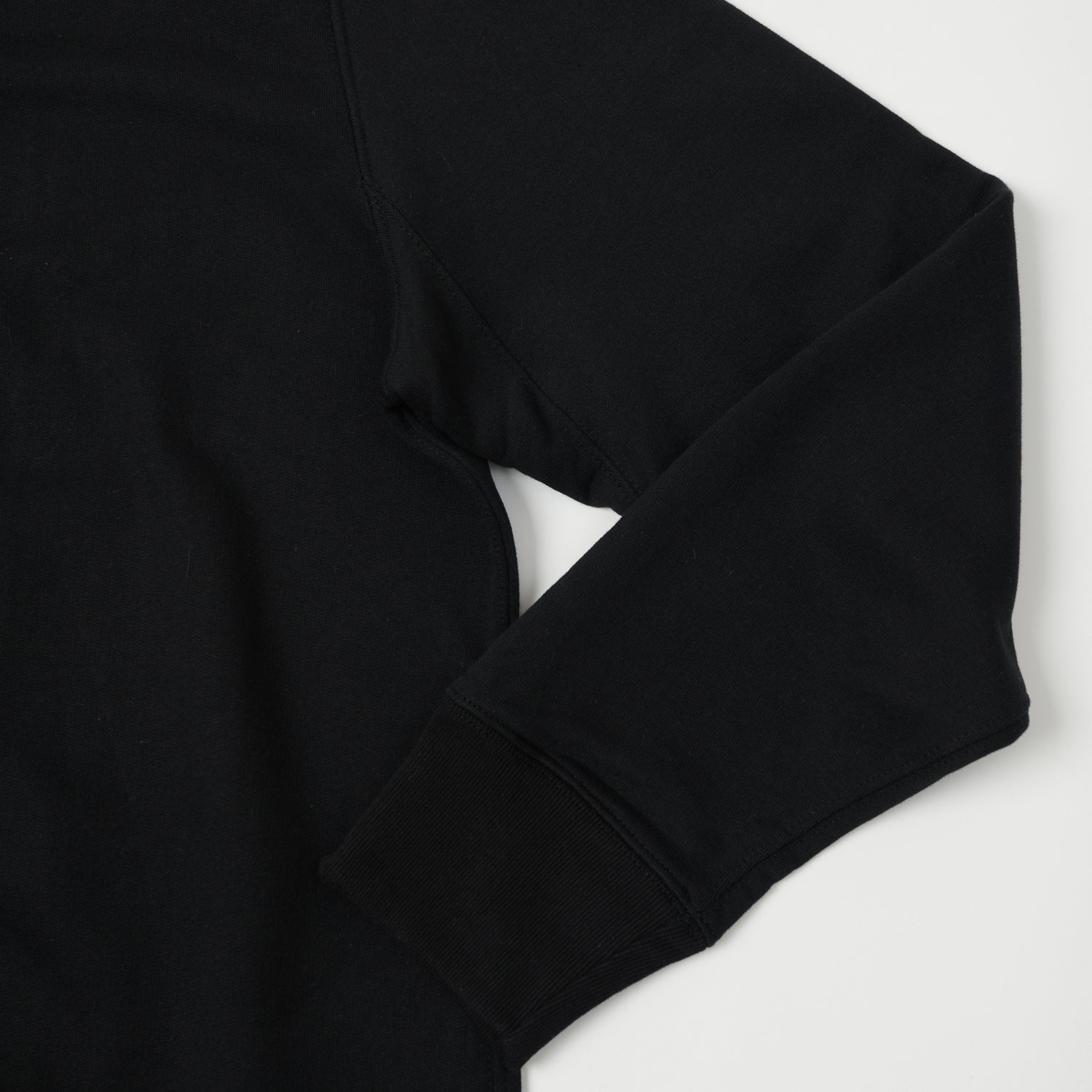 Merz b. Schwanen 343Z Half Zip Sweatshirt - Deep Black