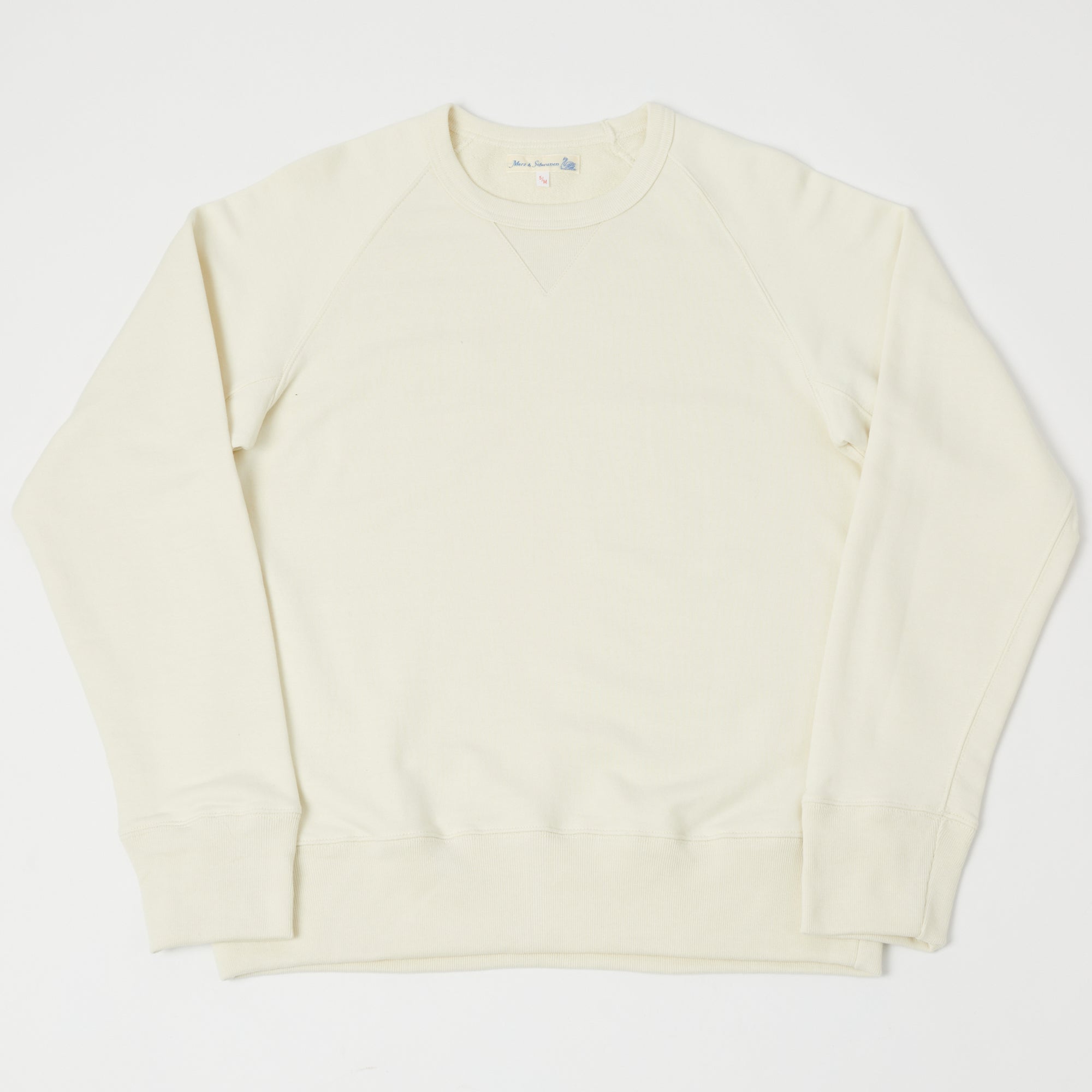 Merz b. Schwanen 349 Raglan Sleeve Sweatshirt - Oat