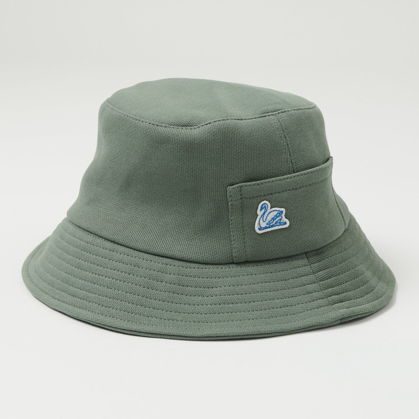 Merz b. Schwanen 'Good Basics' Bucket Hat - Green Stone