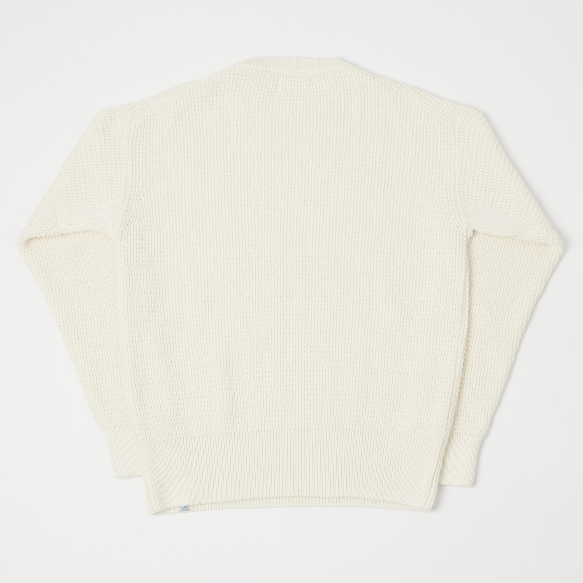 Merz b. Schwanen 'Good Basics' Waffle Knit Pullover - Nature