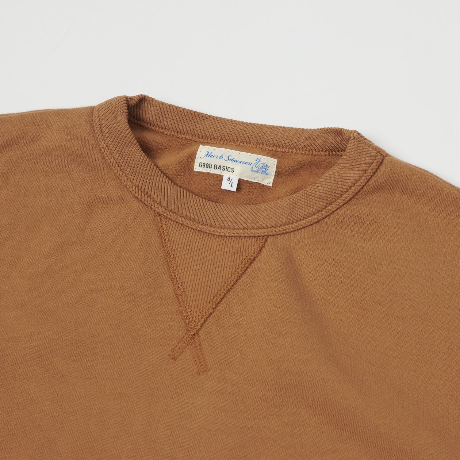Merz b. Schwanen 'Good Basics' Athletic Sweatshirt - Amber