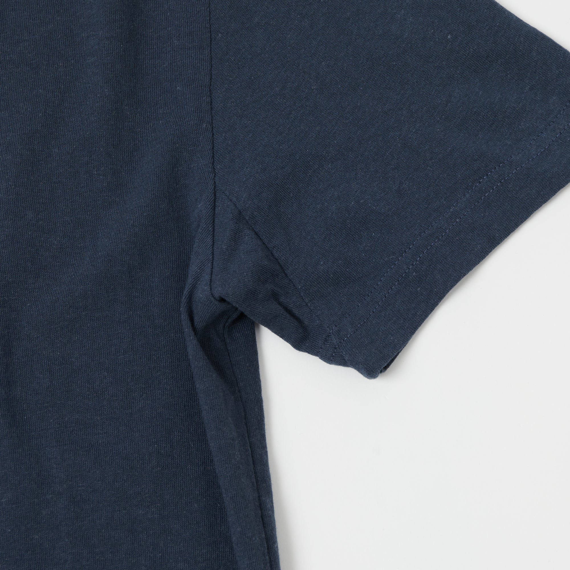 Merz b. Schwanen 'Good Basics' Vintage Wash T-Shirt - Denim Blue