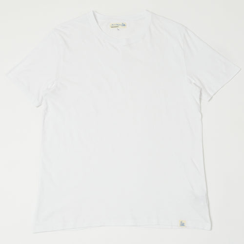 Merz b. Schwanen 'Good Basics' Vintage Wash T-Shirt - White