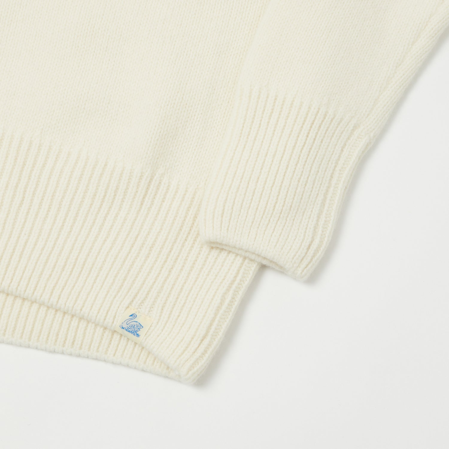 Merz b. Schwanen 'Good Basics' Wool Cashmere Knit Turtleneck - Nature
