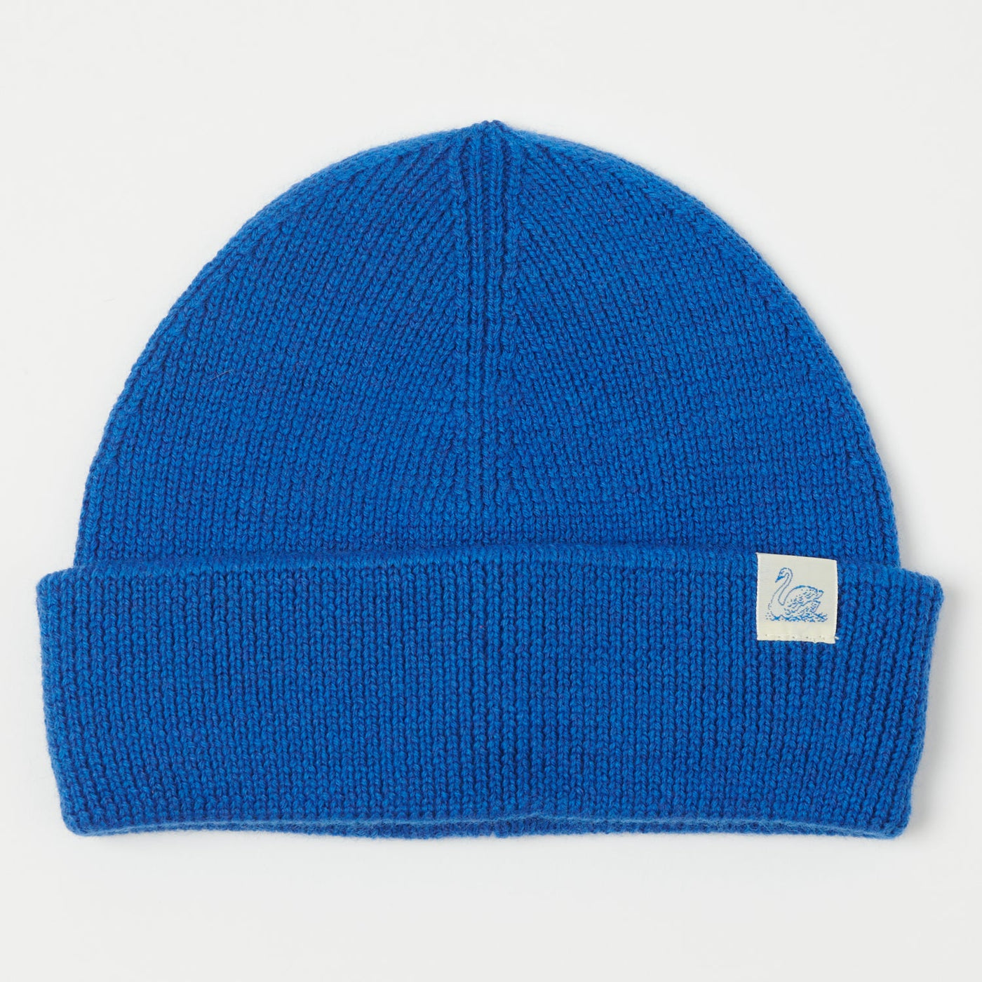 Merz b. Schwanen 'Good Basics' Classic Wool Beanie - Swan Blue