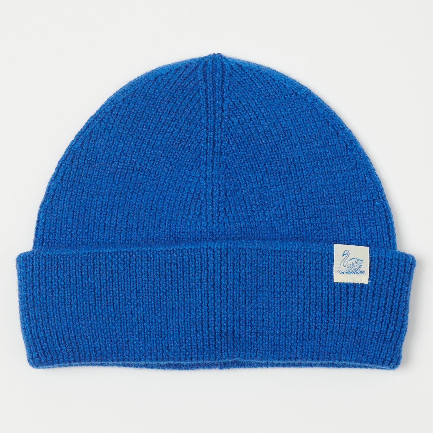Merz b. Schwanen 'Good Basics' Classic Wool Beanie - Swan Blue