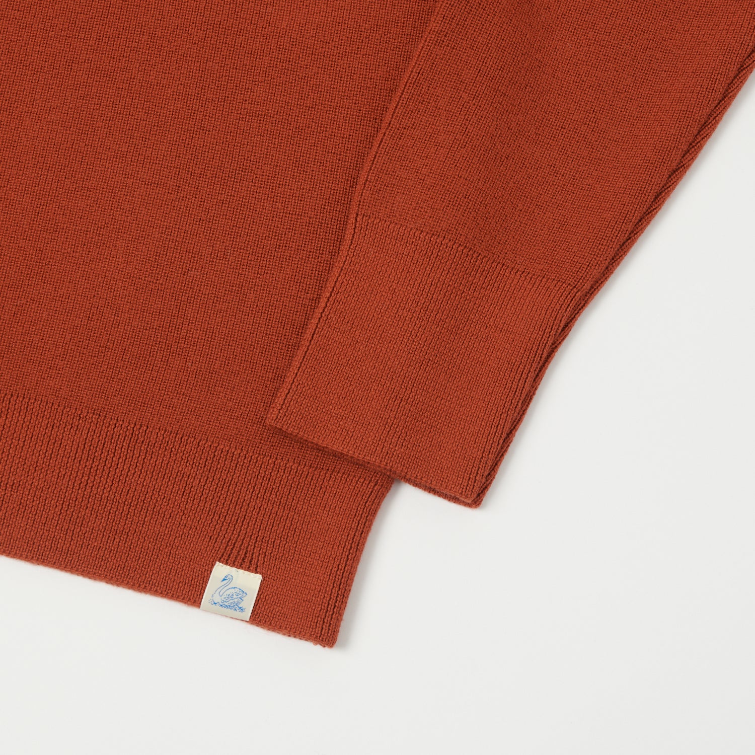 Merz b. Schwanen 'Good Basics' Merino Wool Quarter Zip Pullover - Clay