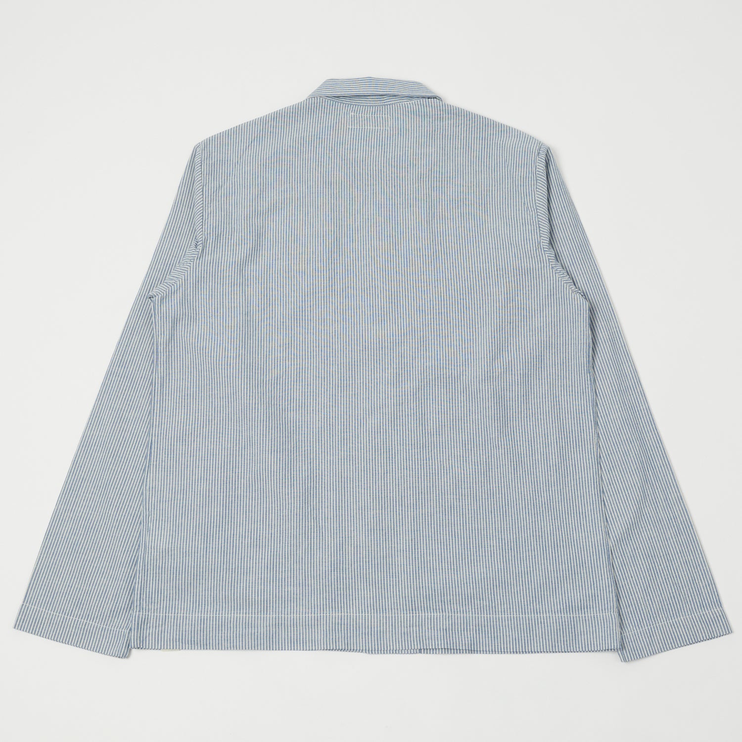 Merz b. Schwanen 'Good Basics' Pyjama Top - Denim Blue/Natural
