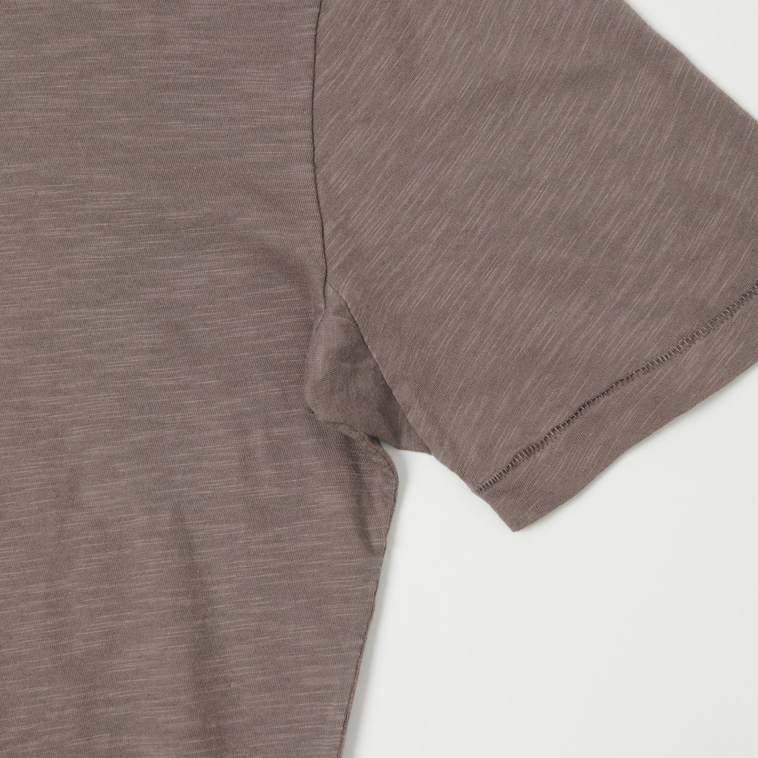 Merz b. Schwanen SCT04 Pima Slub Cotton Tee - Grain