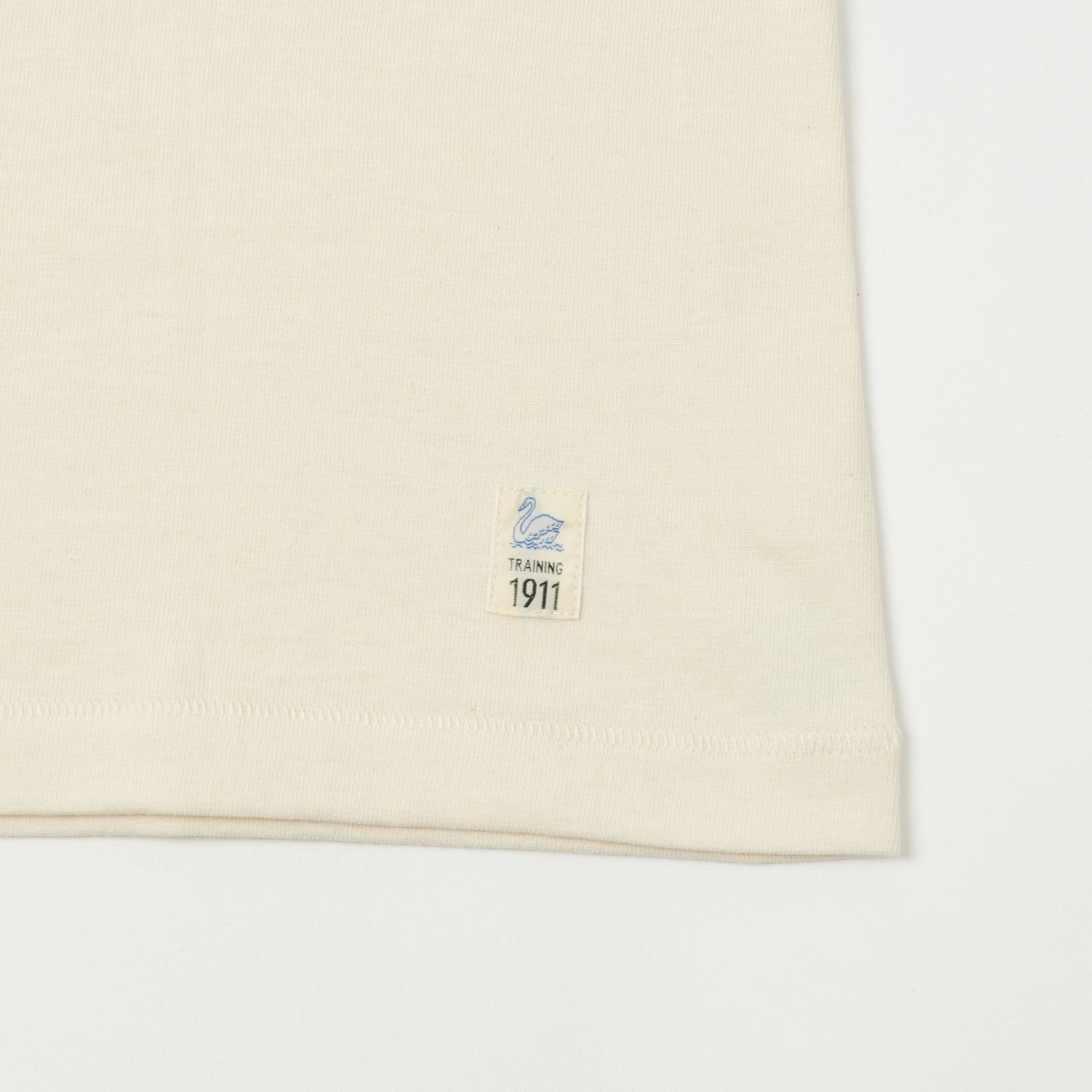 Merz b. Schwanen TR215B Classic Ringer T-Shirt - Nature/Ink Blue