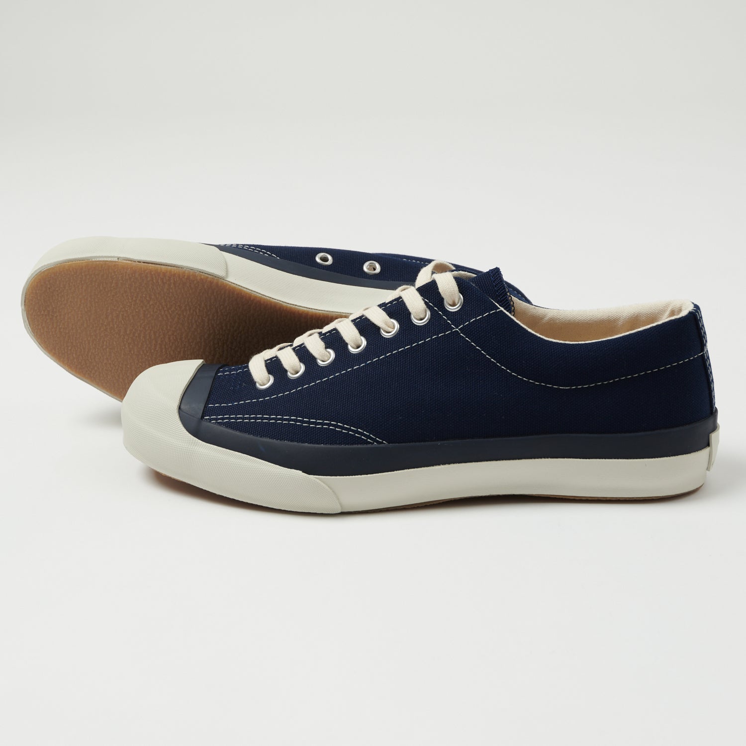 Moonstar 'Gym Court' Rubber Sole Canvas Sneaker - RF Navy