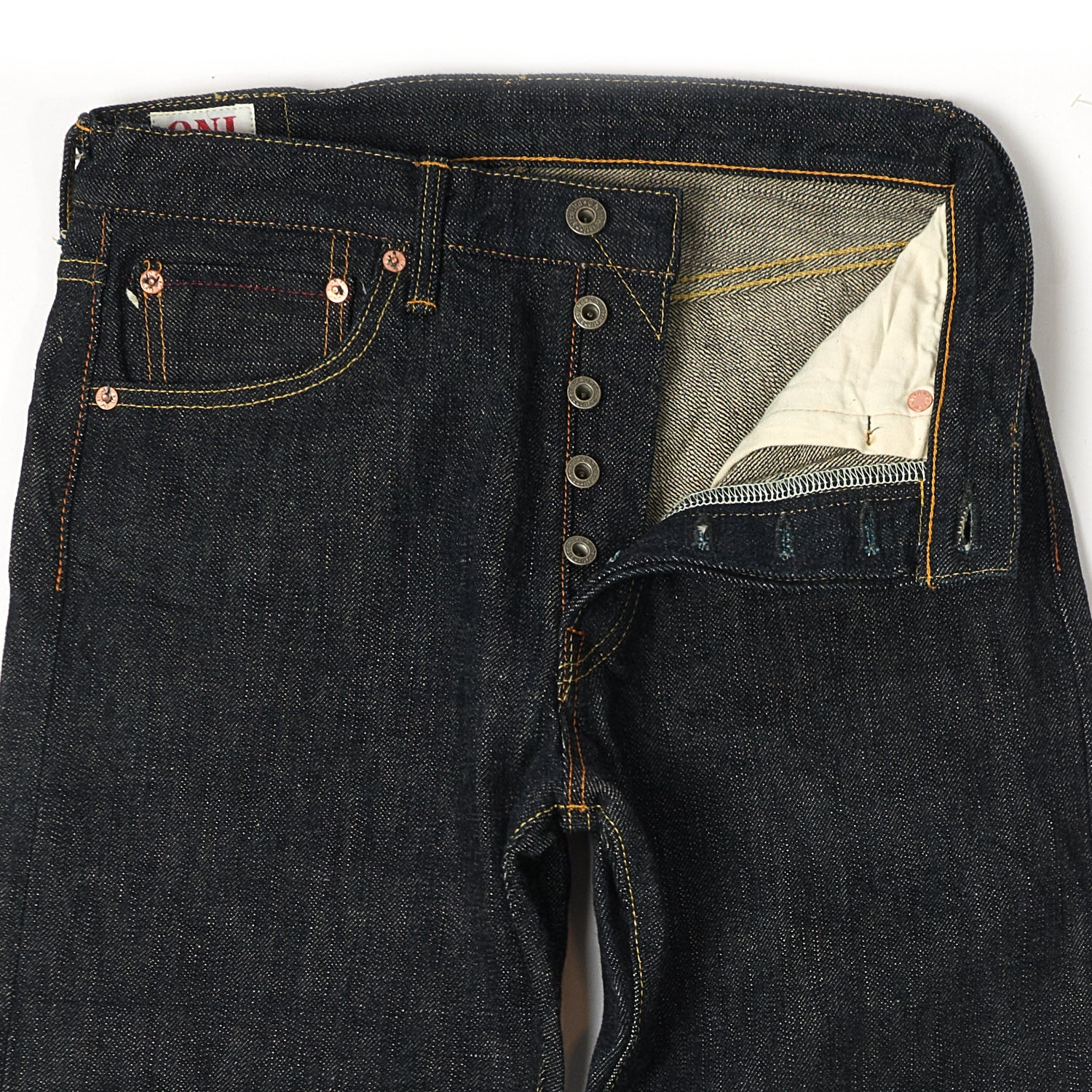 ONI Denim 246GC16 'Green Cast' 16oz Slim Tapered Jean - One Wash