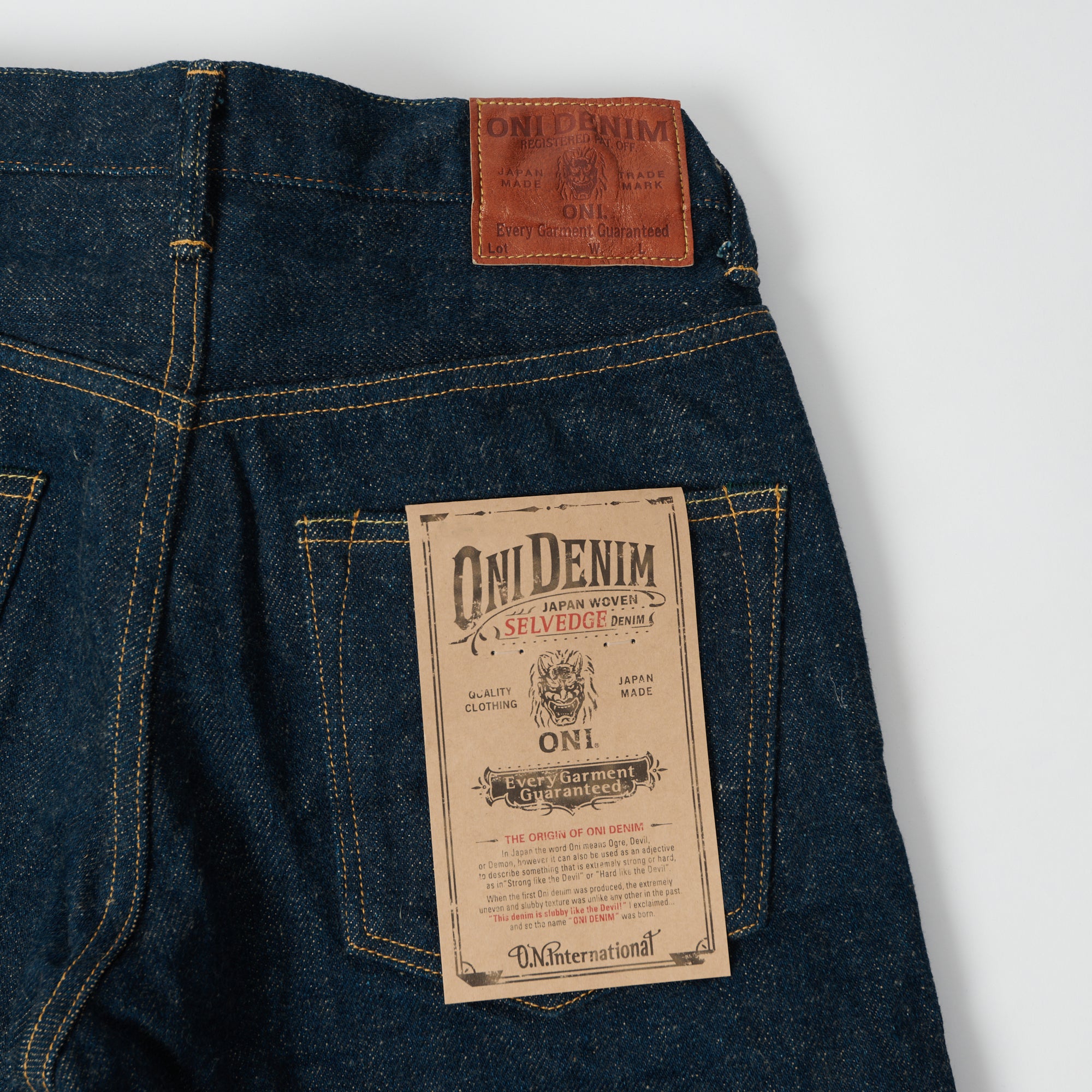 ONI Denim 679ZR 20oz 'Secret Denim' Slim Tapered Jean - One Wash