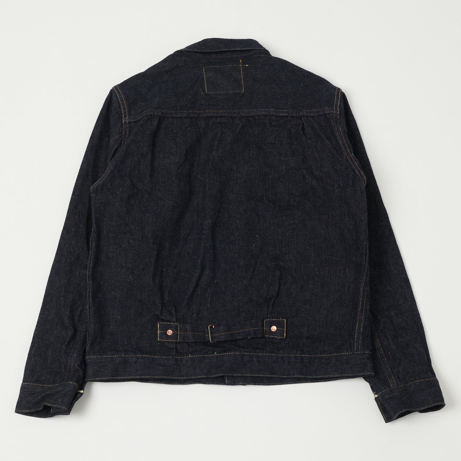 ONI Denim 01507-NI 16.5oz Natural Indigo Type-I Denim Jacket - One Wash