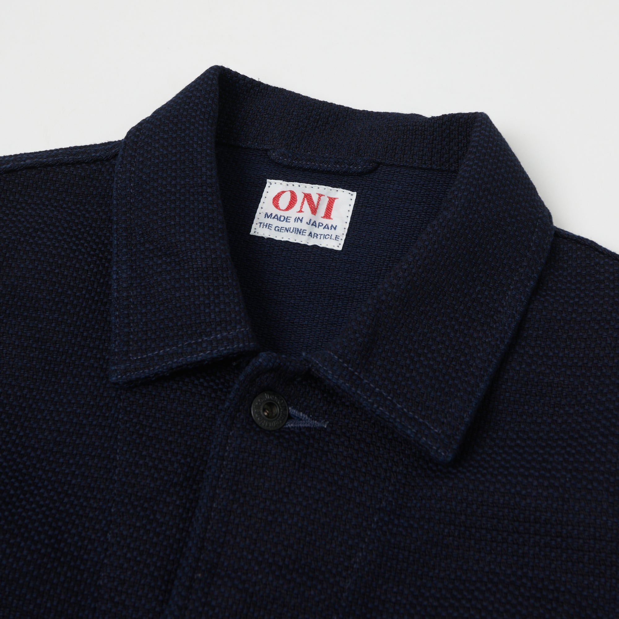 ONI Denim 03100-ID Sashiko Dobby Coverall Jacket - Indigo