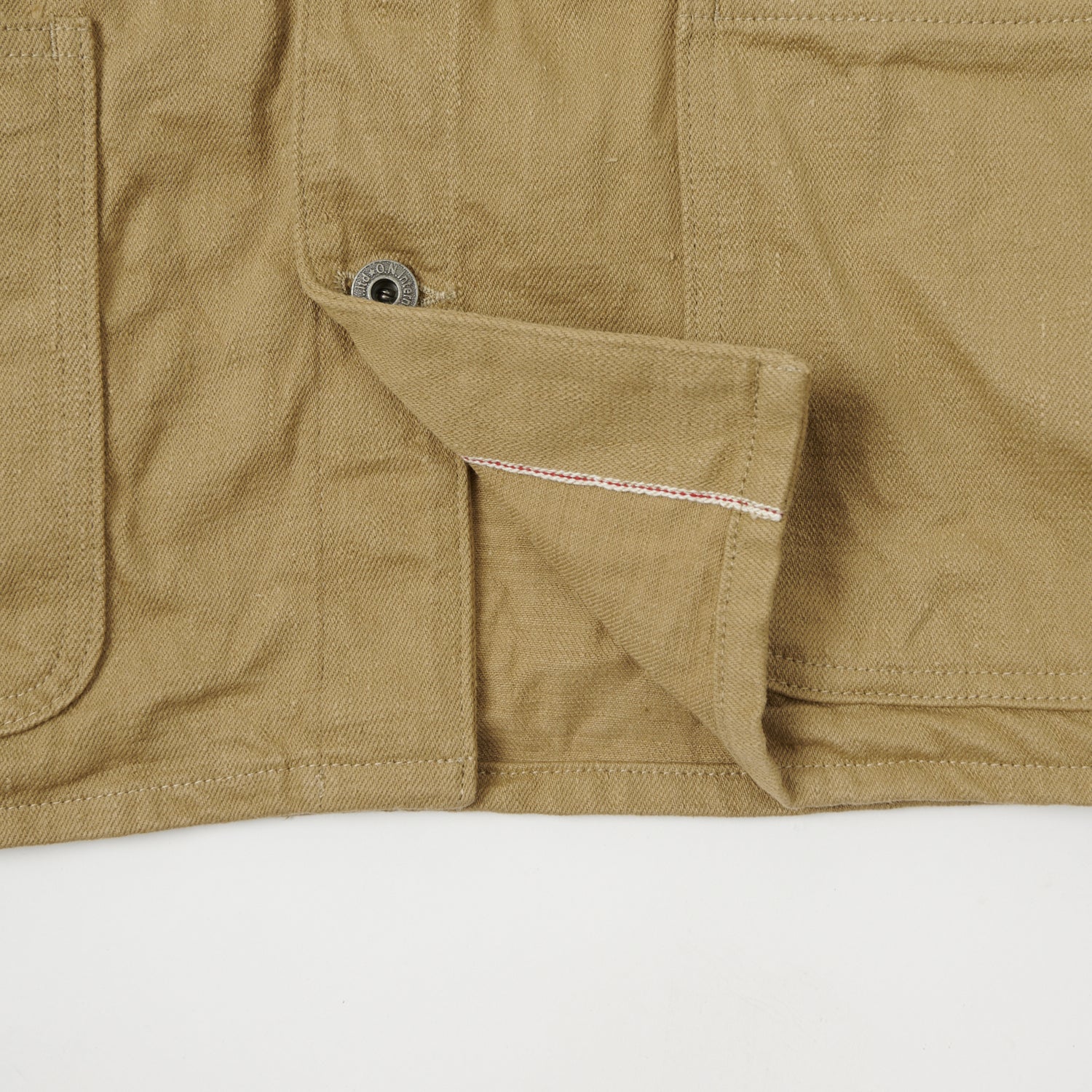 ONI Denim 03501-KHBESF Sulfur Coverall Jacket - Khaki Beige