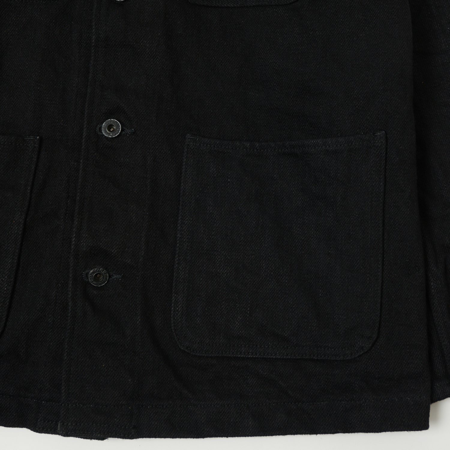 ONI Denim 03502ZR-BKBK 'Secret Denim' Coverall Jacket - Rinsed - Black