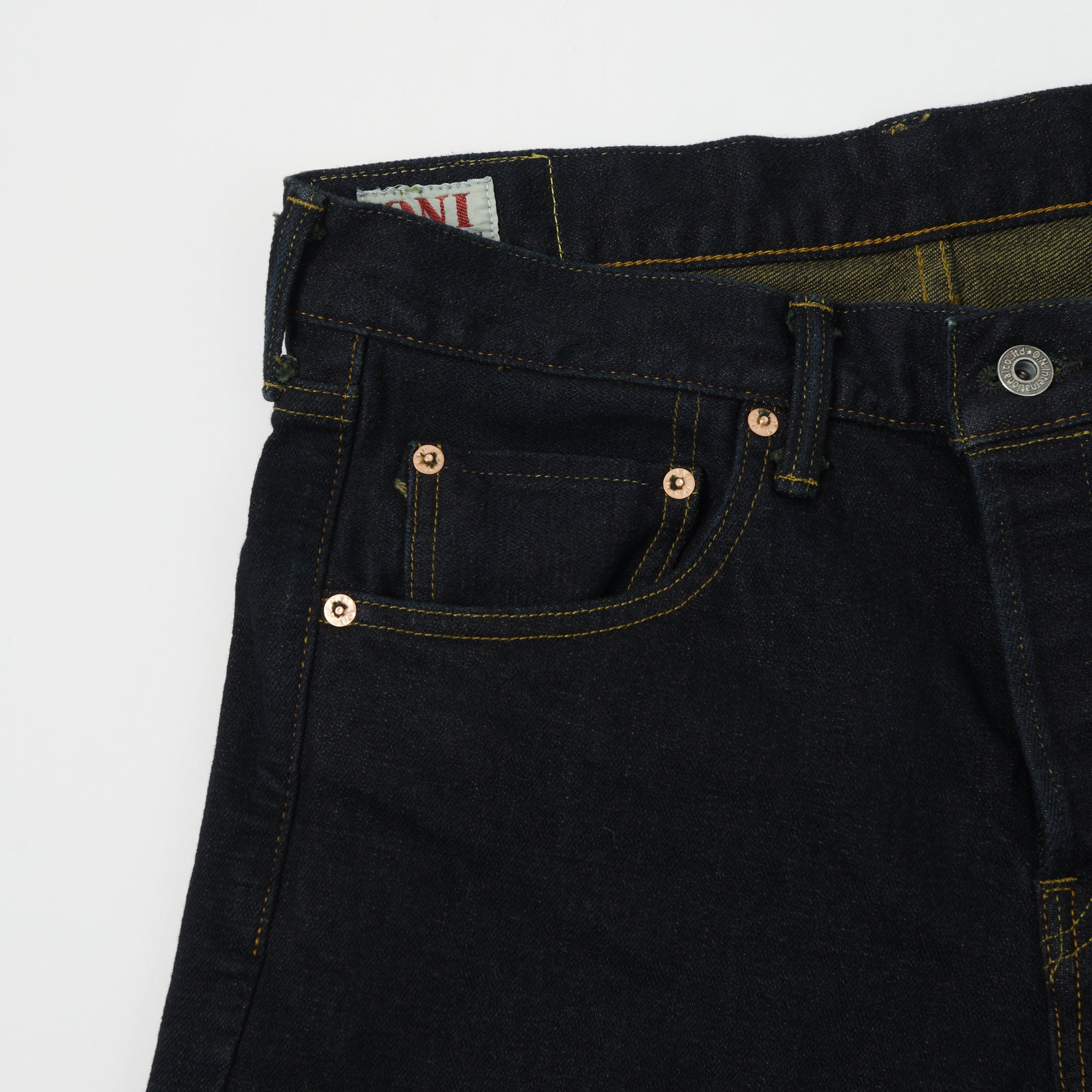 ONI Denim 122S-GR Slim Tapered Jean - Green Overdye One Wash