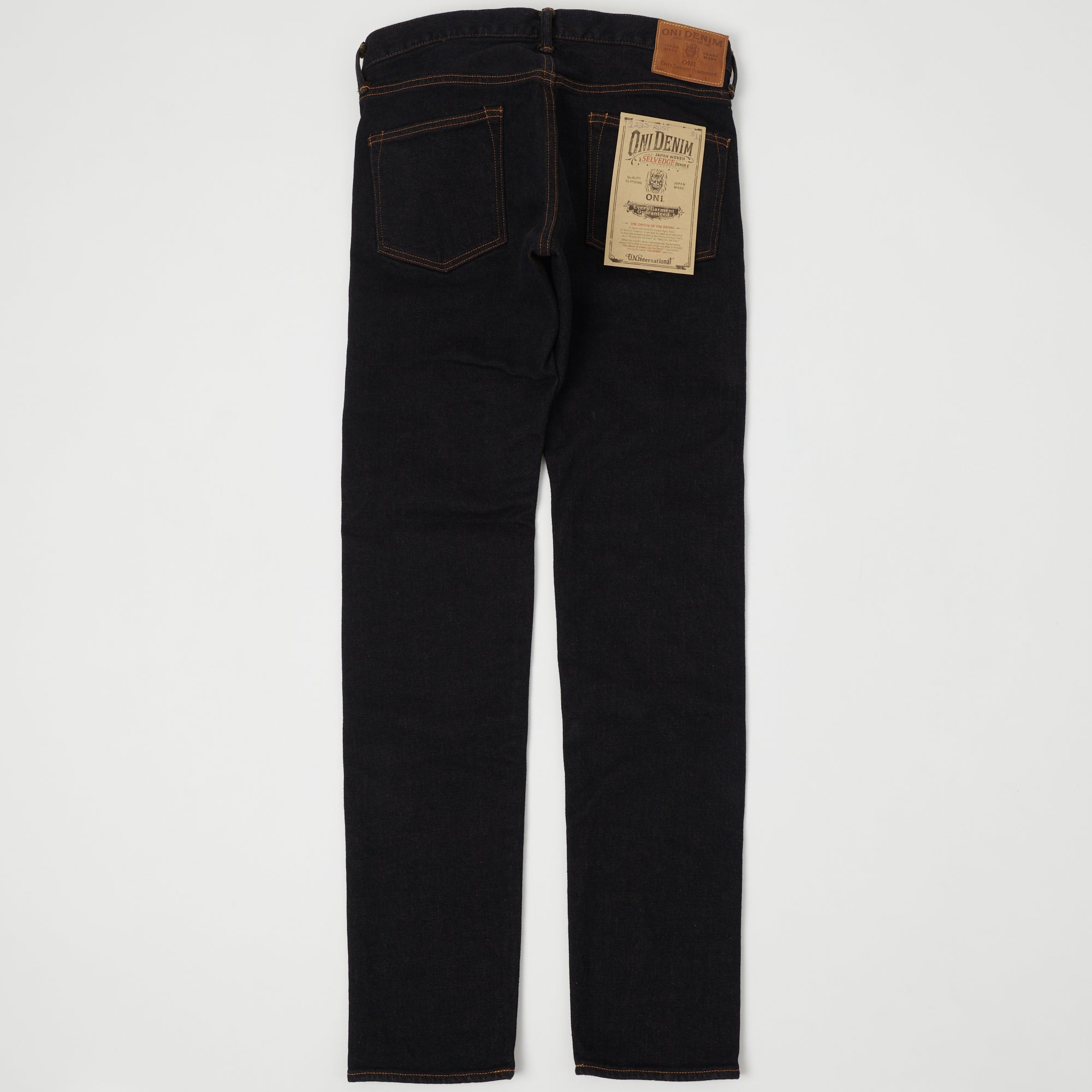 ONI Denim 122S-RU Slim Tapered Jean - Rust Overdye One Wash