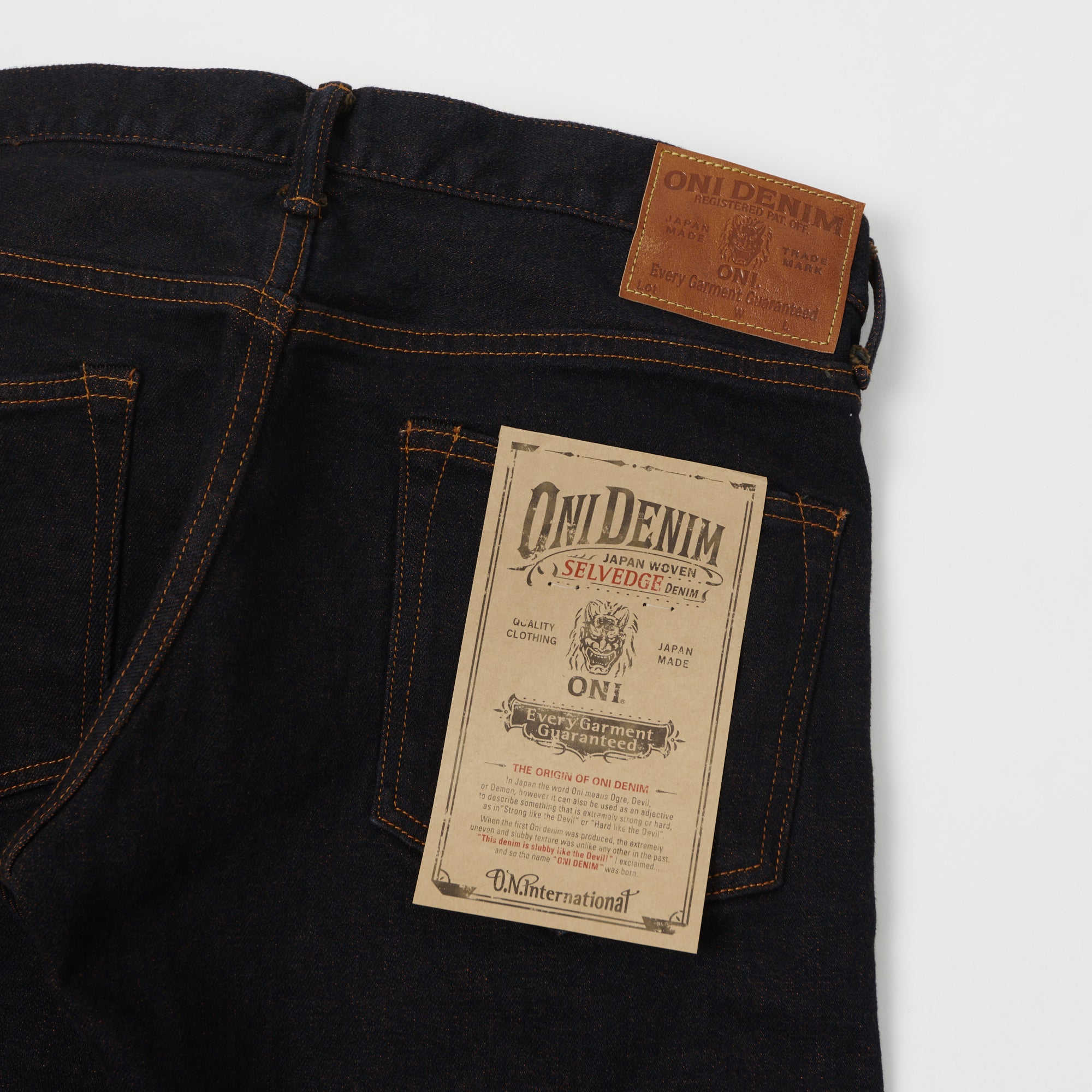 ONI Denim 122S-RU Slim Tapered Jean - Rust Overdye One Wash