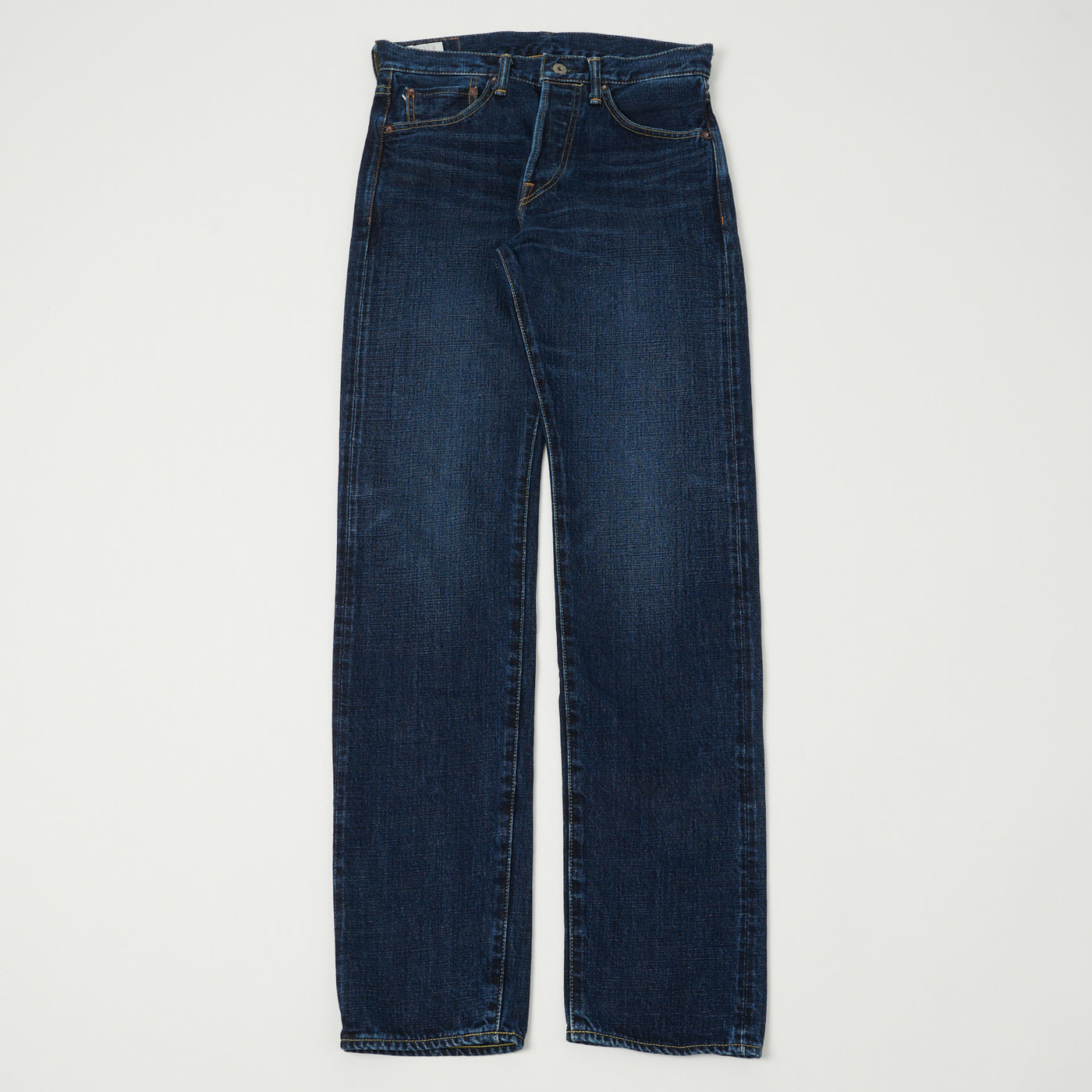 ONI Denim 240 Low Tension 15oz Regular Tapered Jean - 6 Month Used Dark Wash