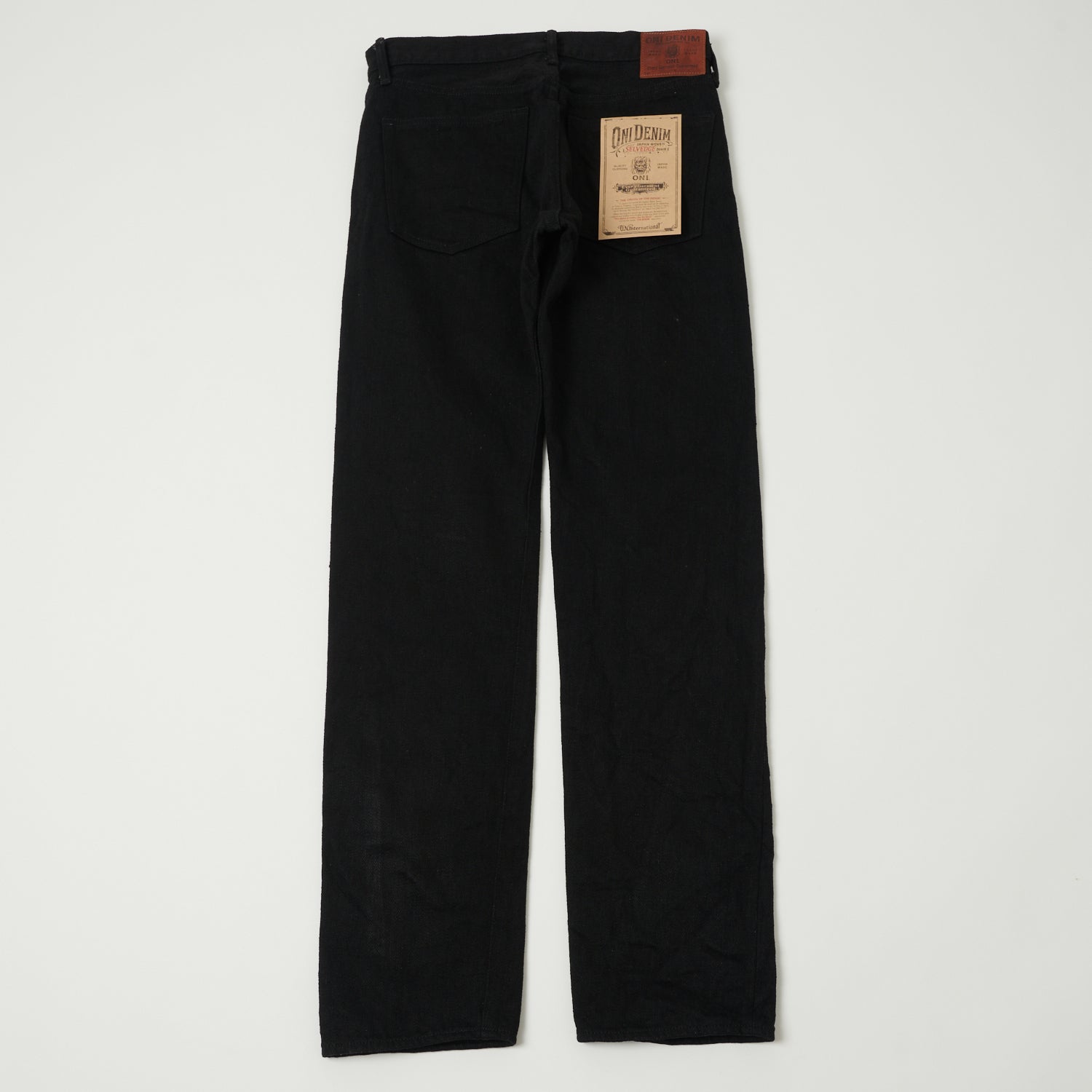 ONI Denim 246ZR-BKBK 'Secret Denim' Regular Straight Jean - One Wash - Black