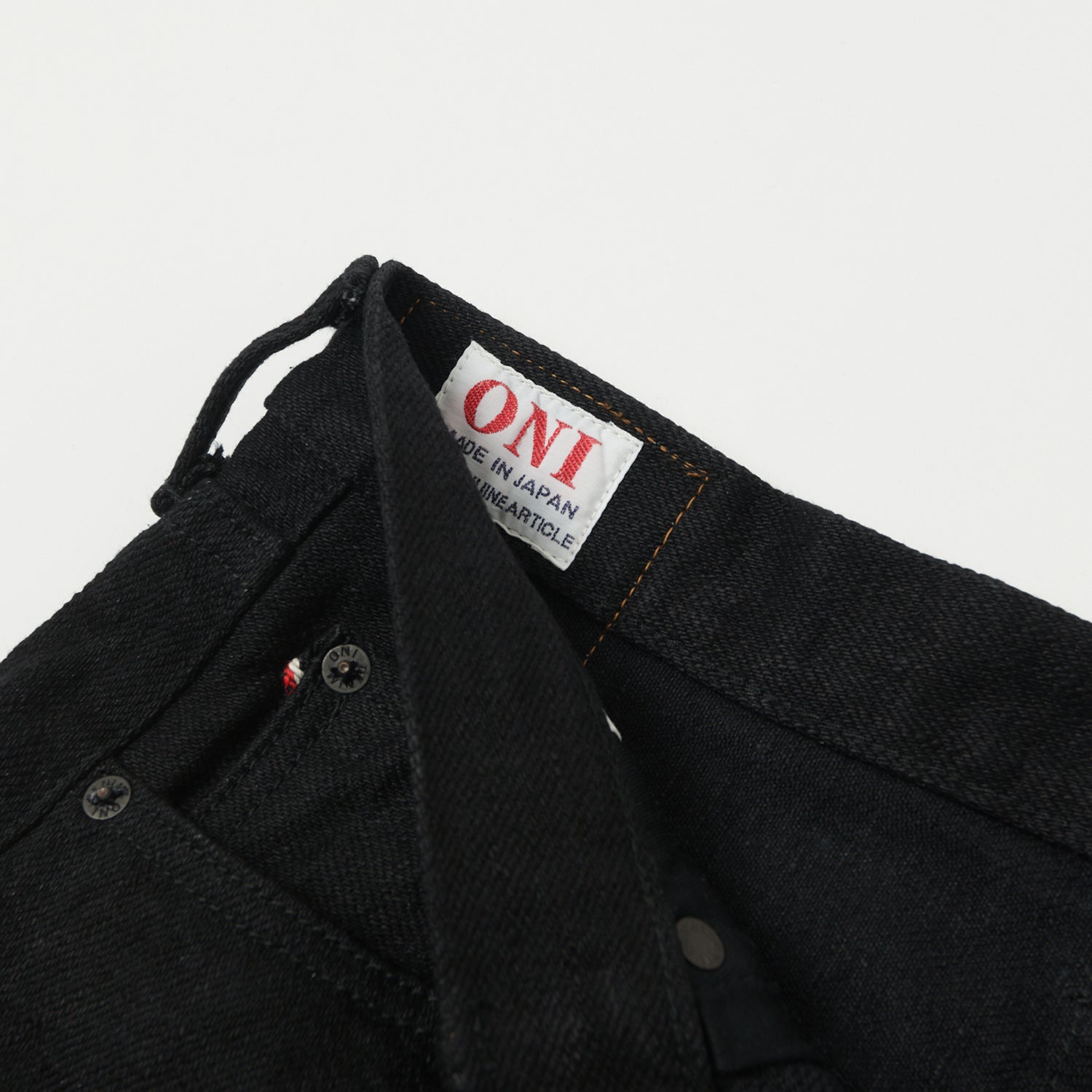 ONI Denim 246ZR-BKBK 'Secret Denim' Regular Straight Jean - One Wash - Black