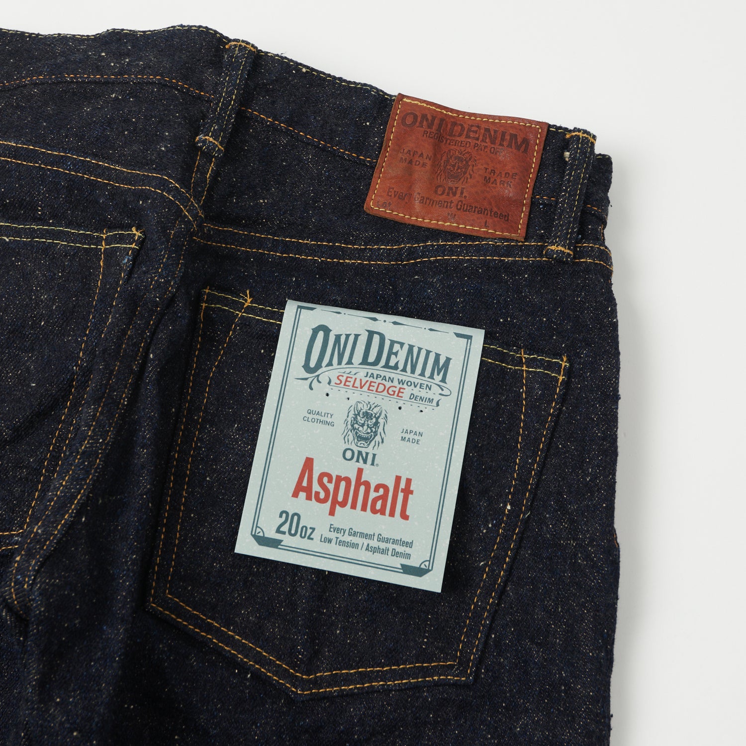 ONI Denim 288 'Asphalt' 20oz Regular Straight Jean - One Wash