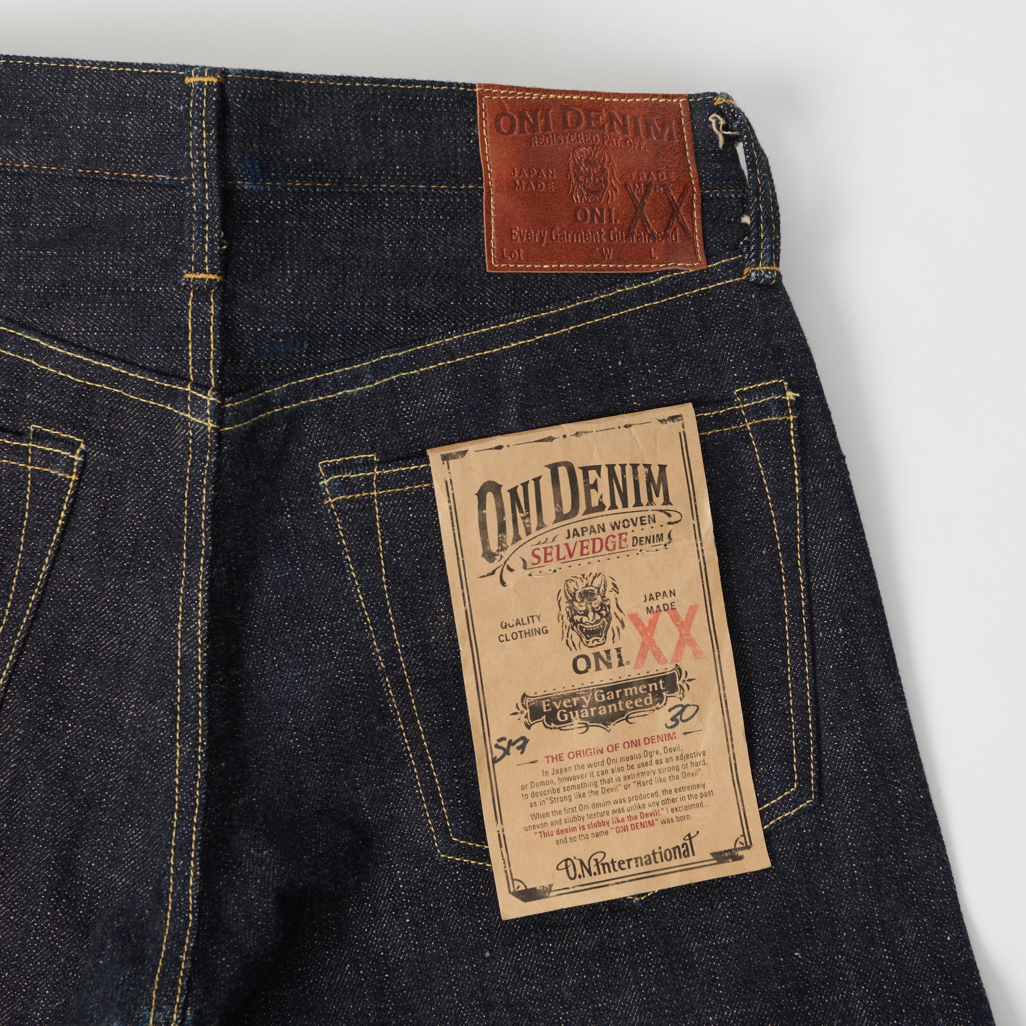 ONI Denim 517XX 16.5oz Slim Straight Jean - Raw