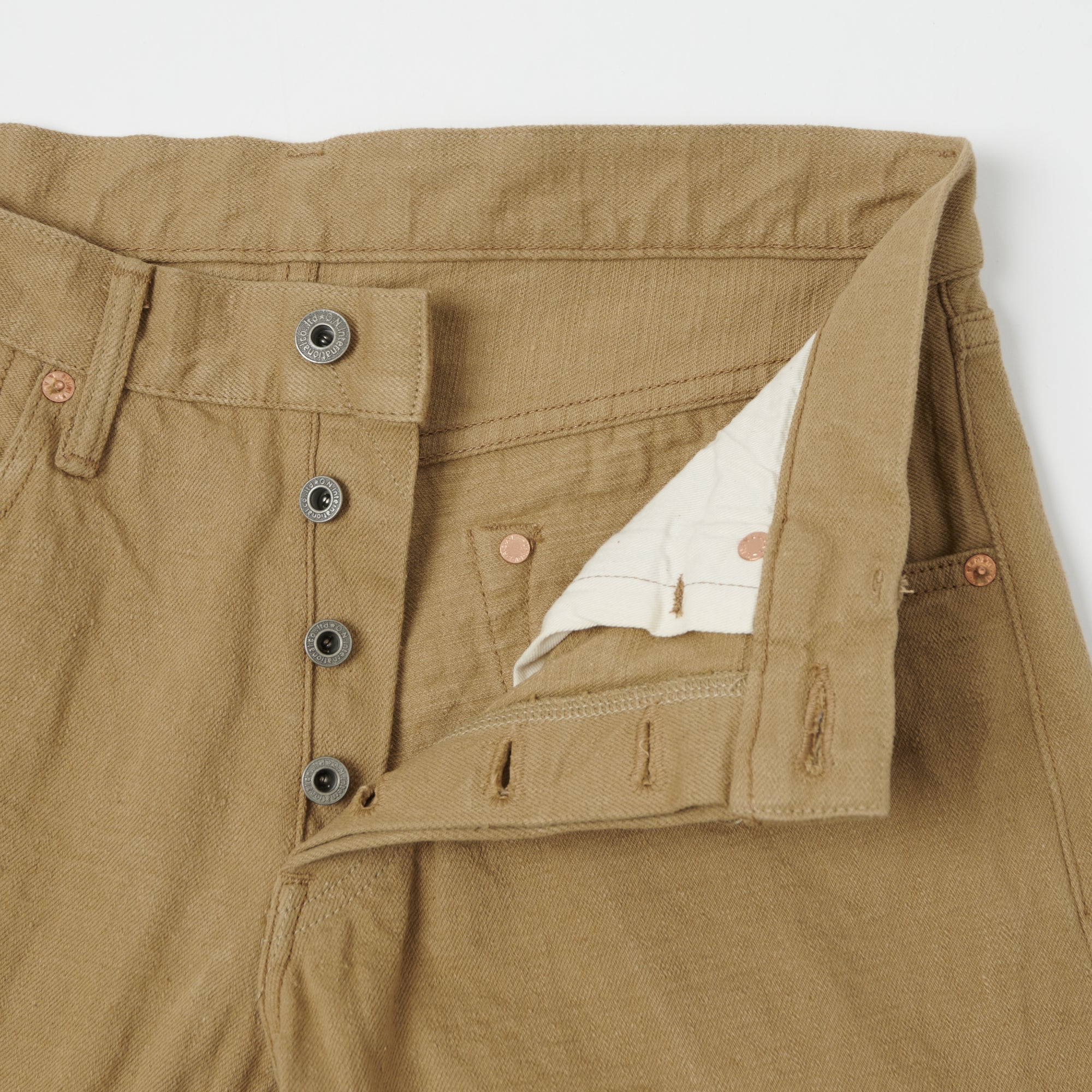 ONI Denim 602LW-BE 'Super Low Tension Beige' 12oz Regular Tapered Jean - One Wash