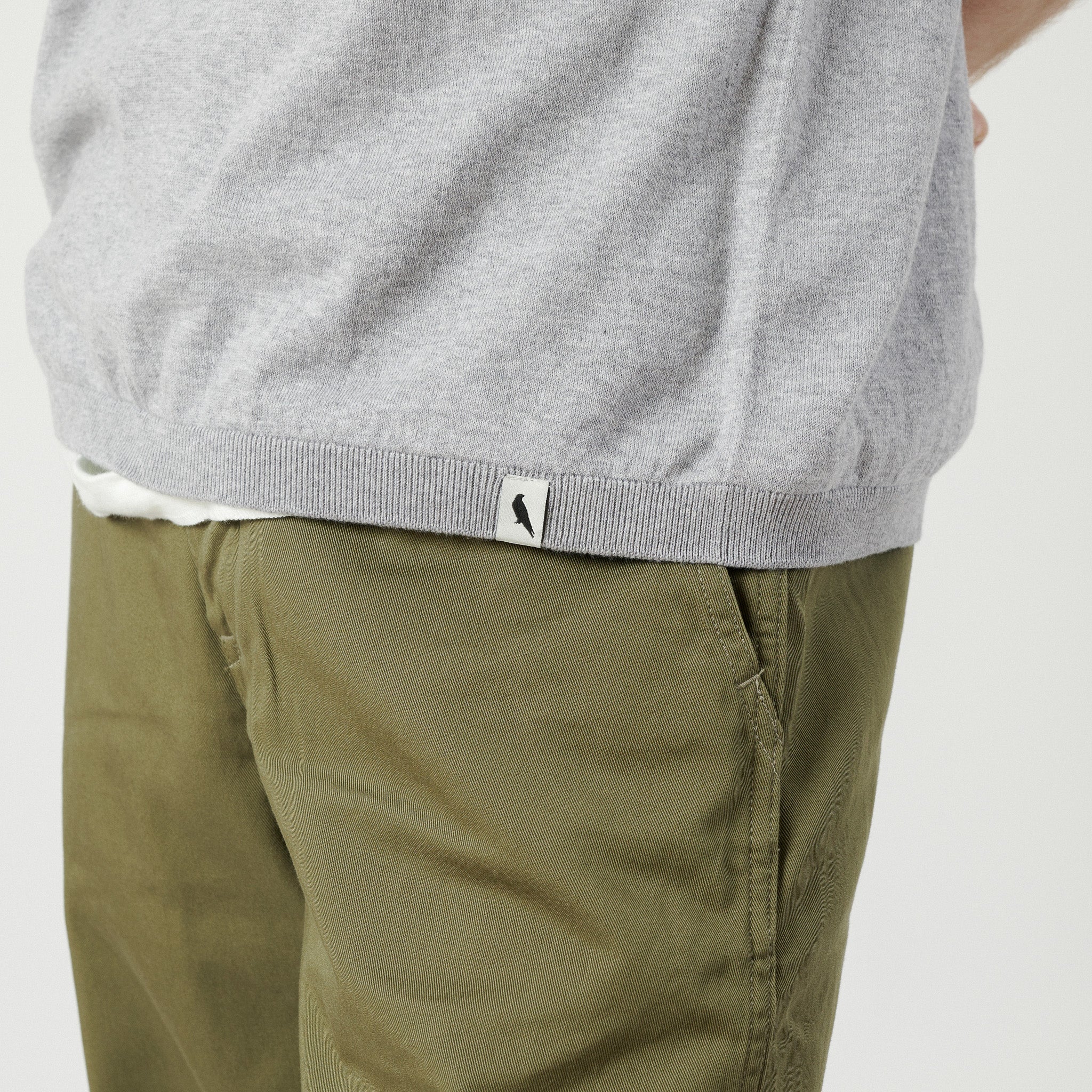 Peregrine Jones Polo Shirt - Light Grey
