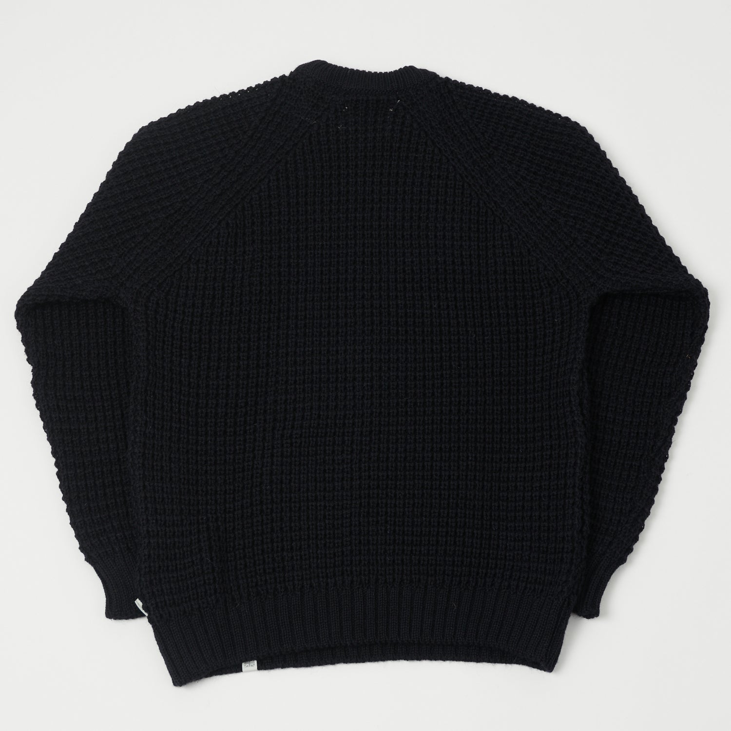 Peregrine Waffle Knit Jumper - Navy