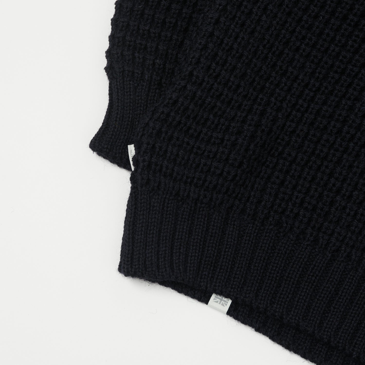Peregrine Waffle Knit Jumper - Navy