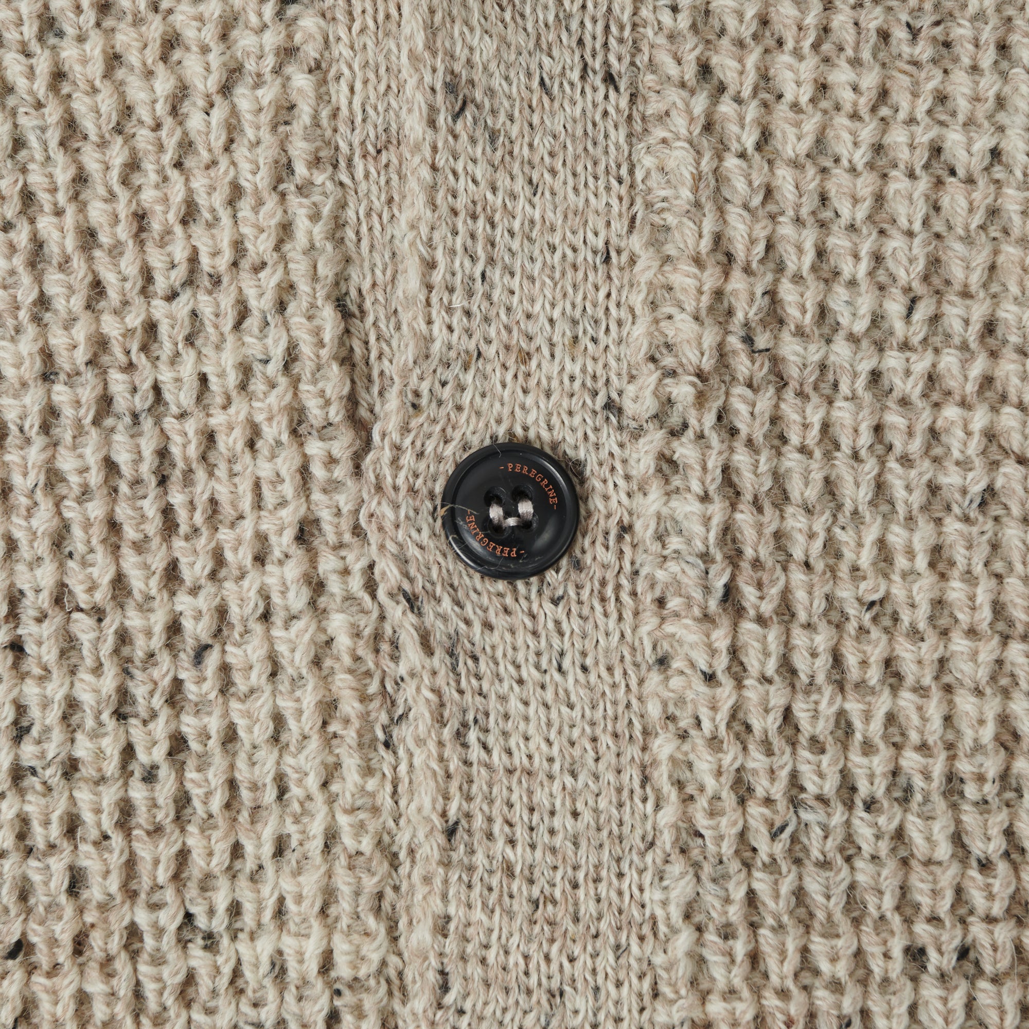 Peregrine Waffle Knit Shawl Collar Cardigan - Skiddaw